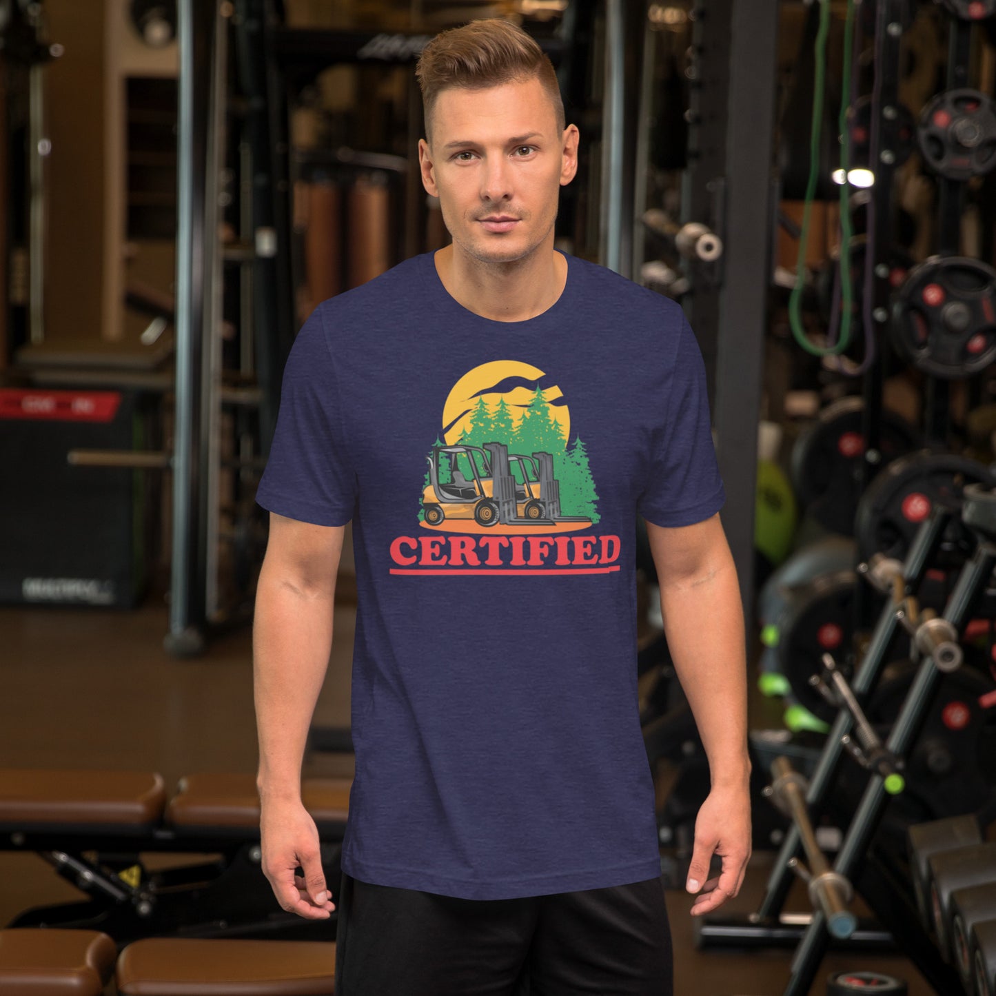 Forklift Certified Unisex t-shirt