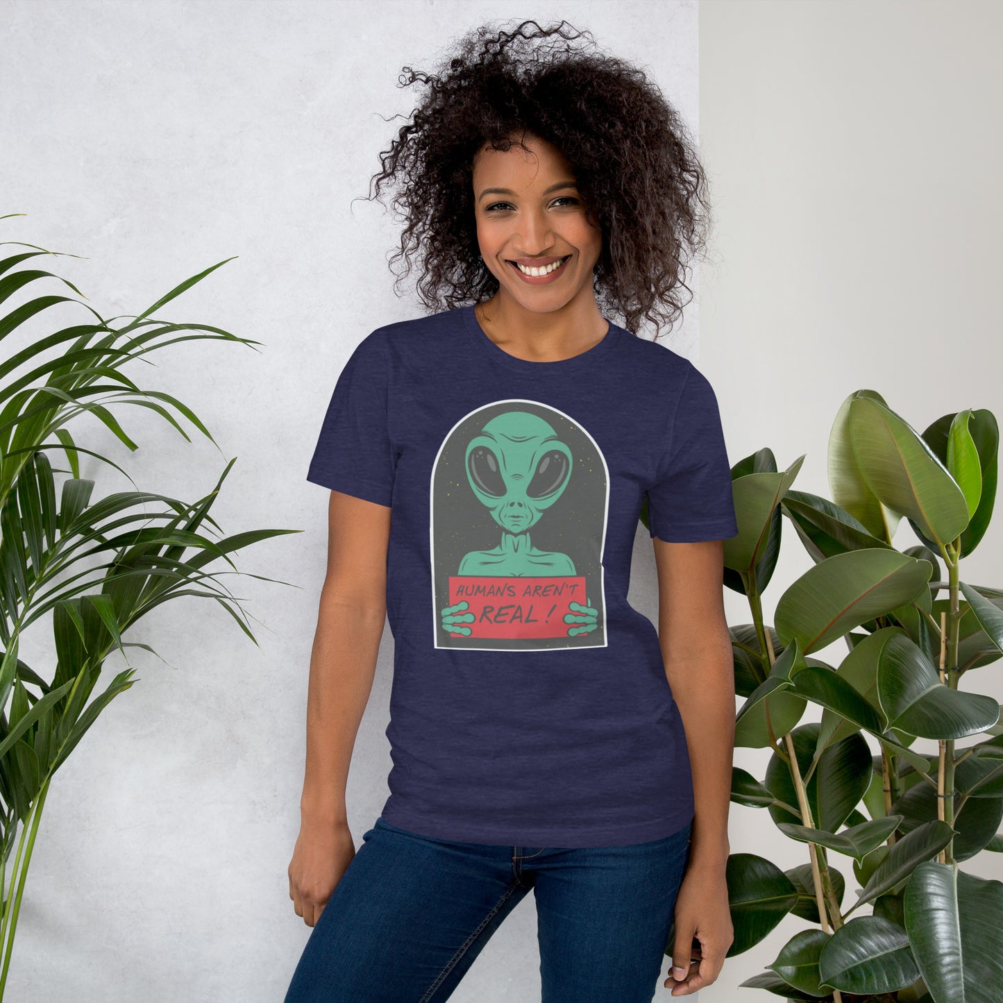 Humans Aren't Real Unisex t-shirt