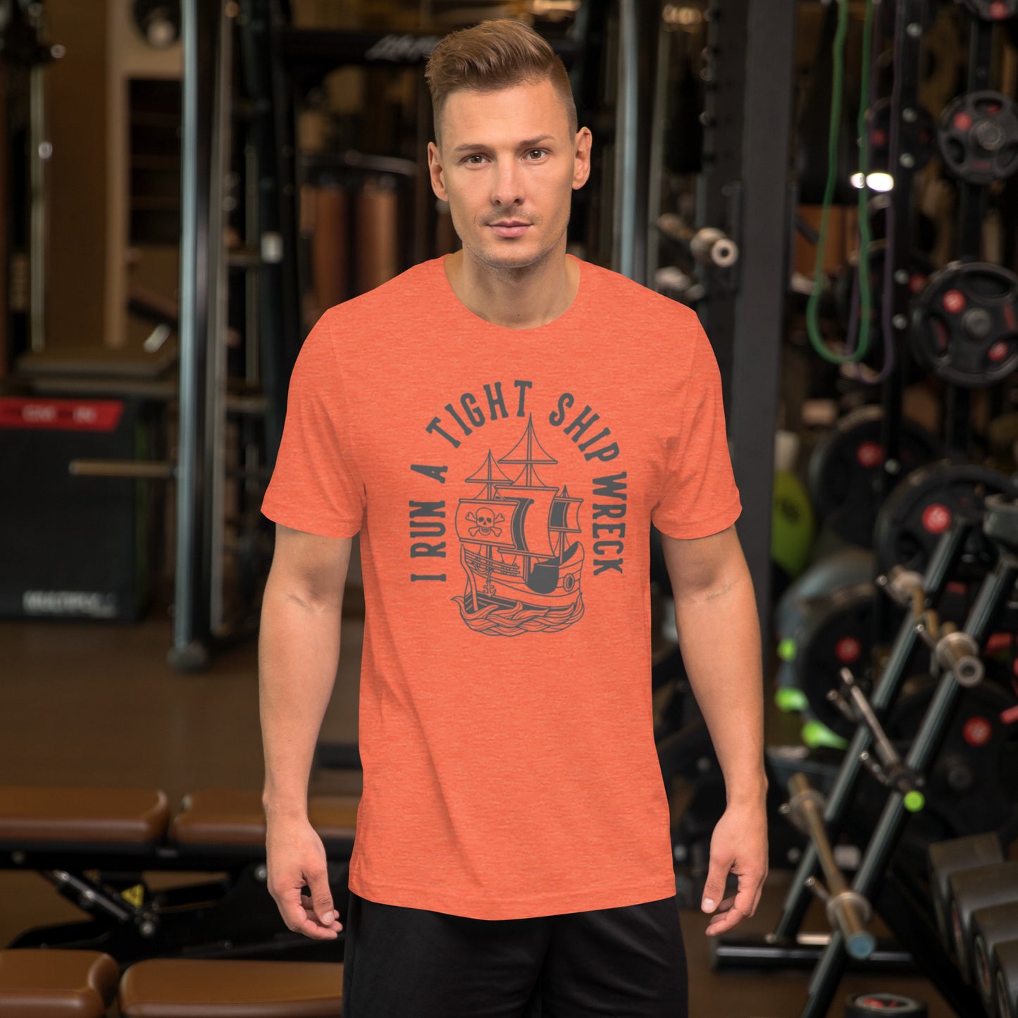 I Run A Tight Ship Wreck Unisex t-shirt