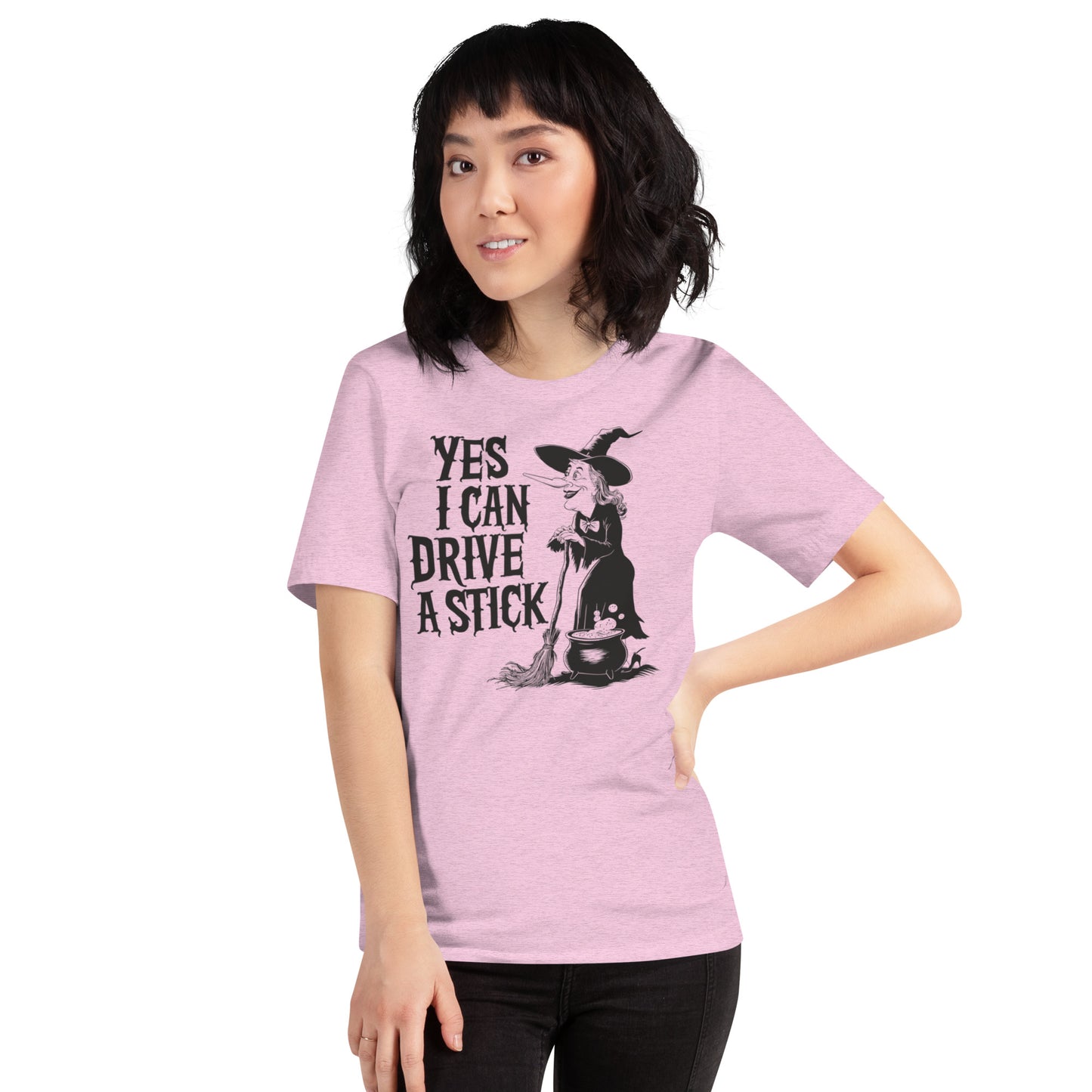 Yes I Can Drive A Stick Unisex t-shirt