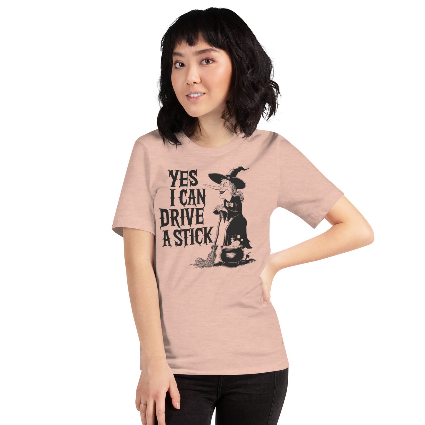 Yes I Can Drive A Stick Unisex t-shirt