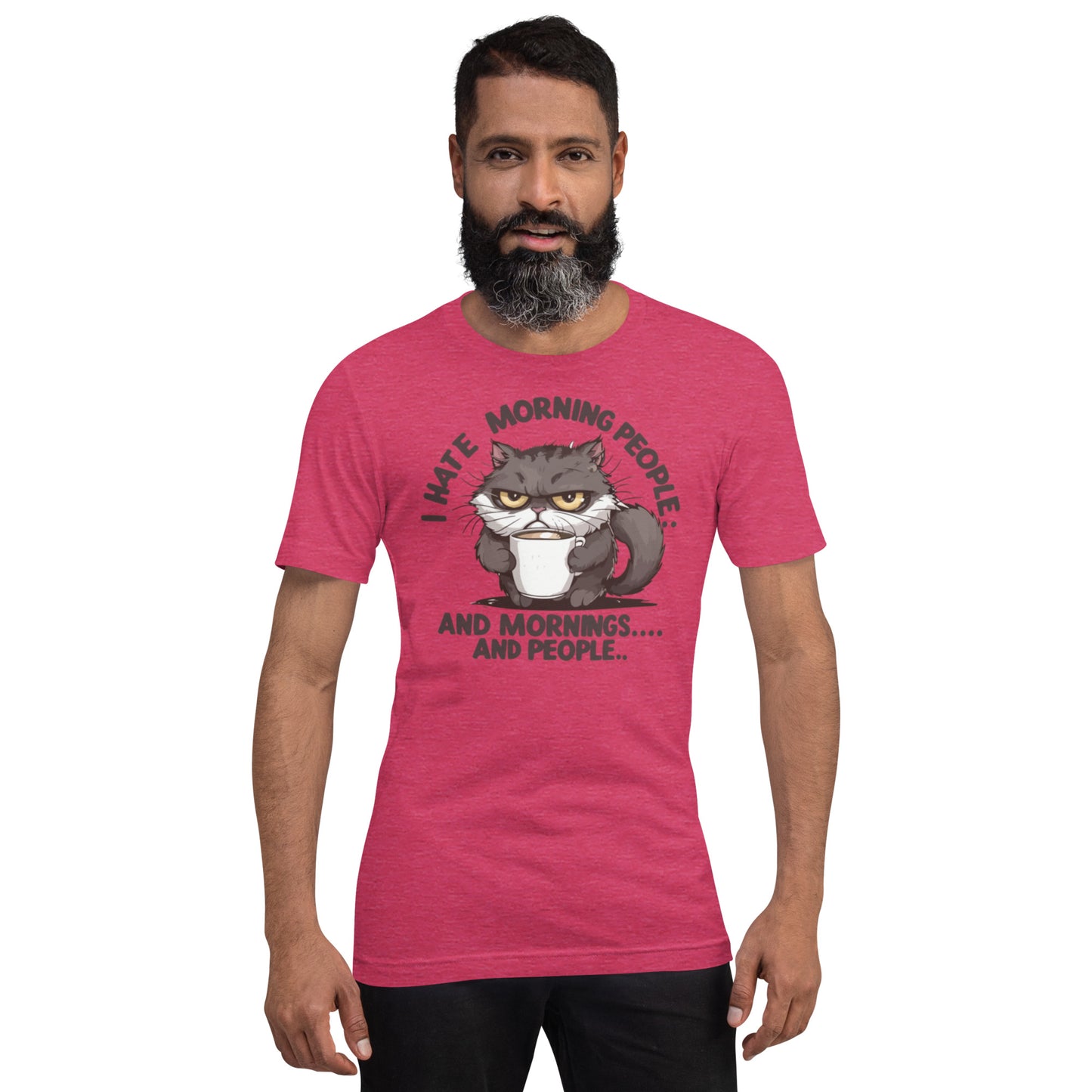 I Hate Morning People Unisex t-shirt