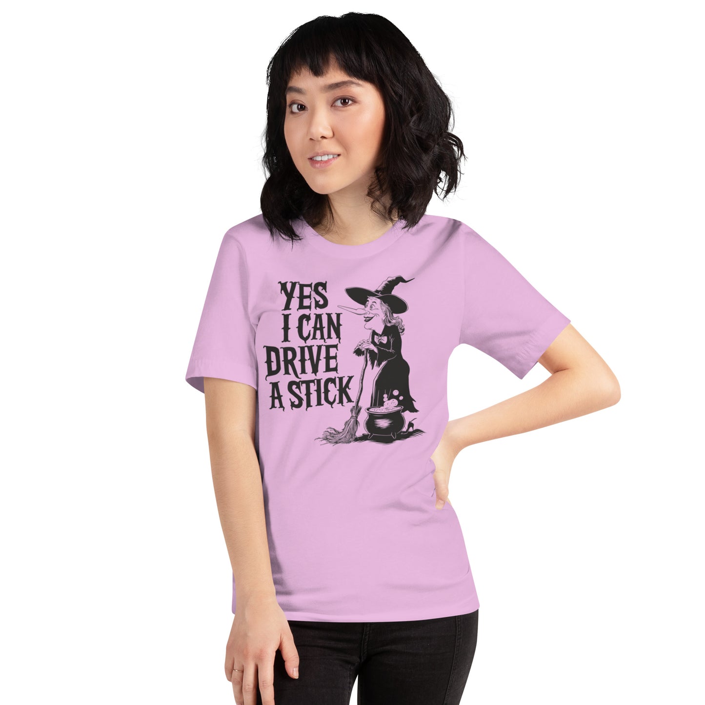 Yes I Can Drive A Stick Unisex t-shirt