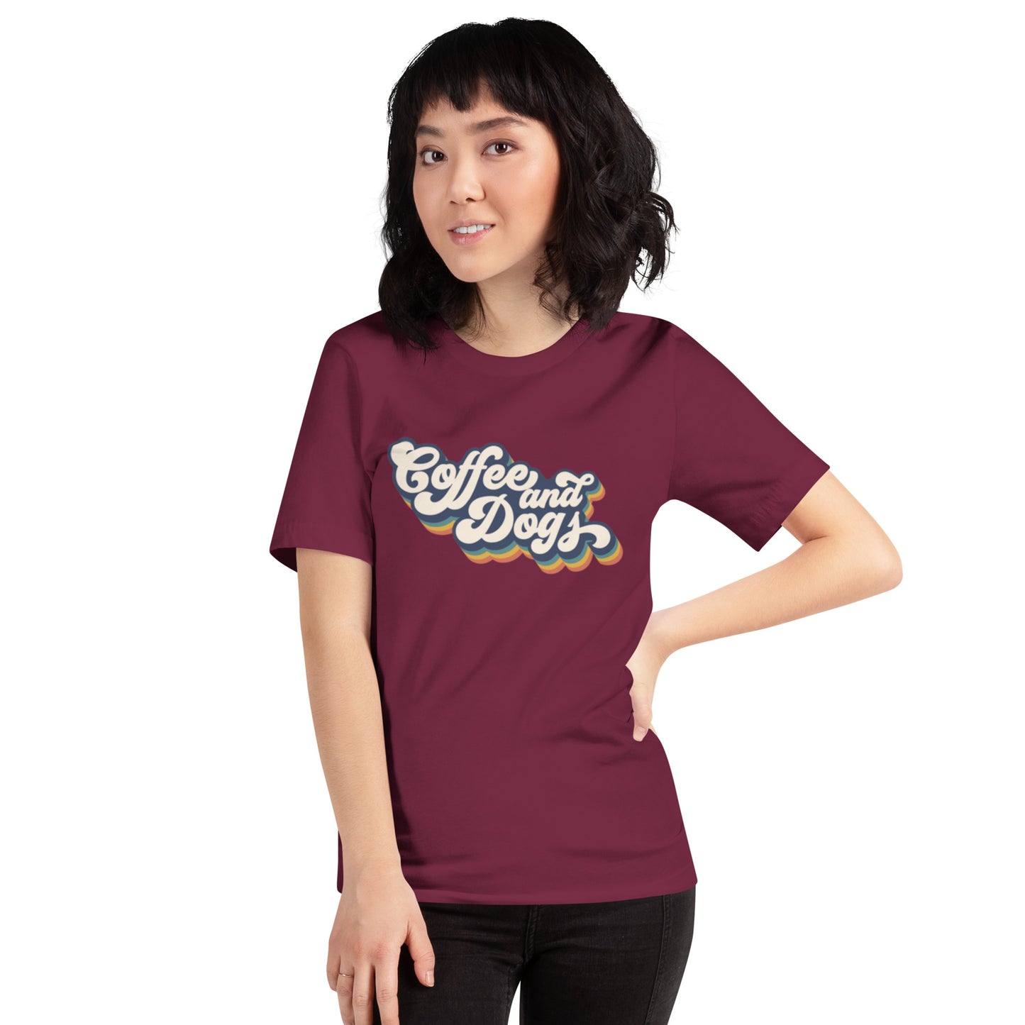 Coffee & Dogs Unisex t-shirt