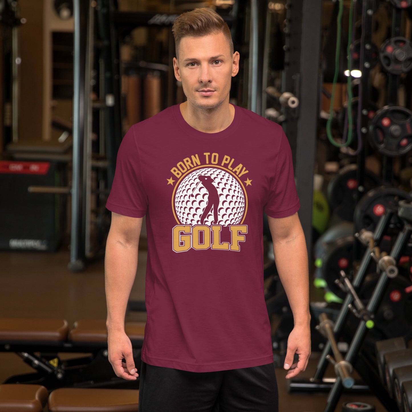 Born To Play Golf Unisex t-shirt