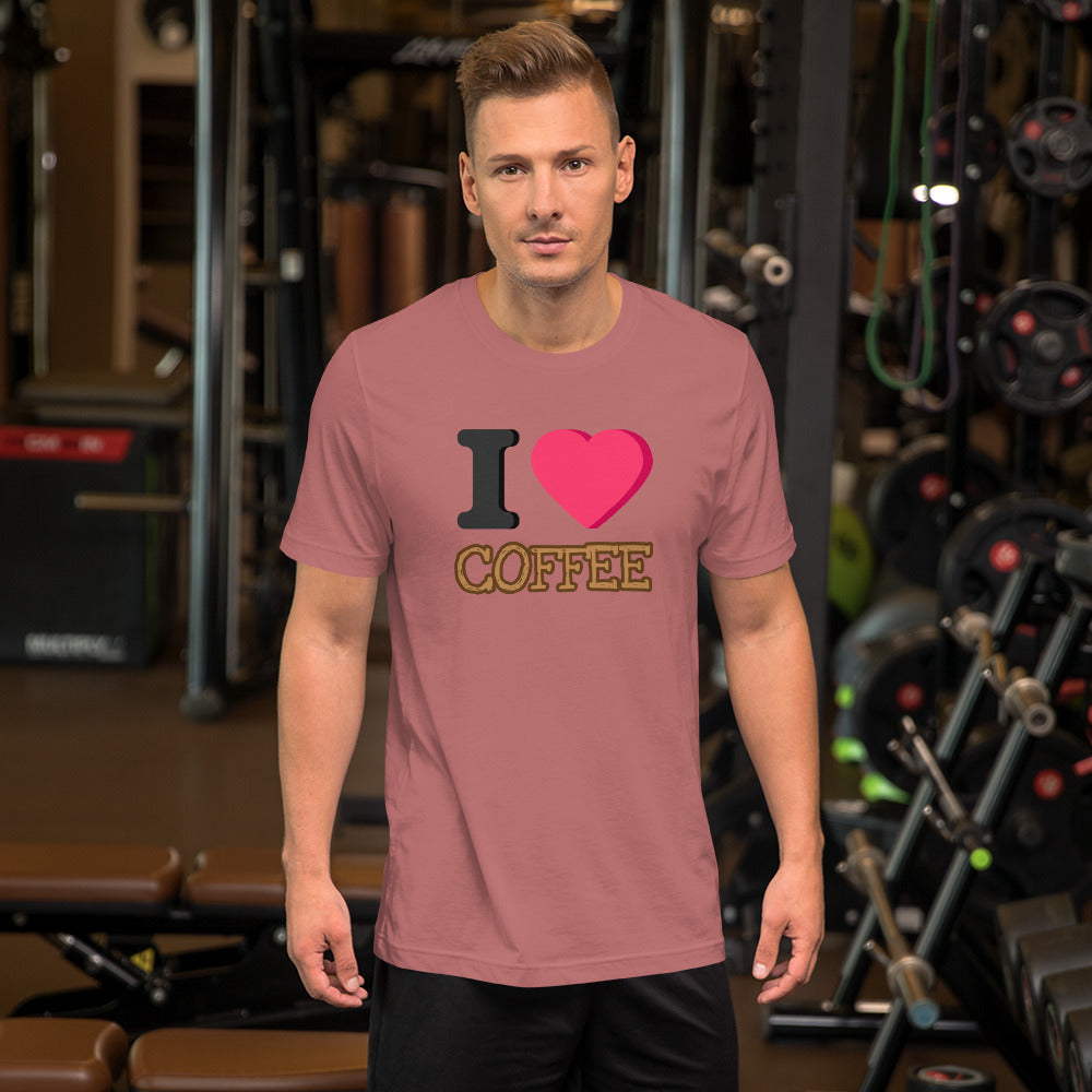 I Love Coffee Unisex t-shirt