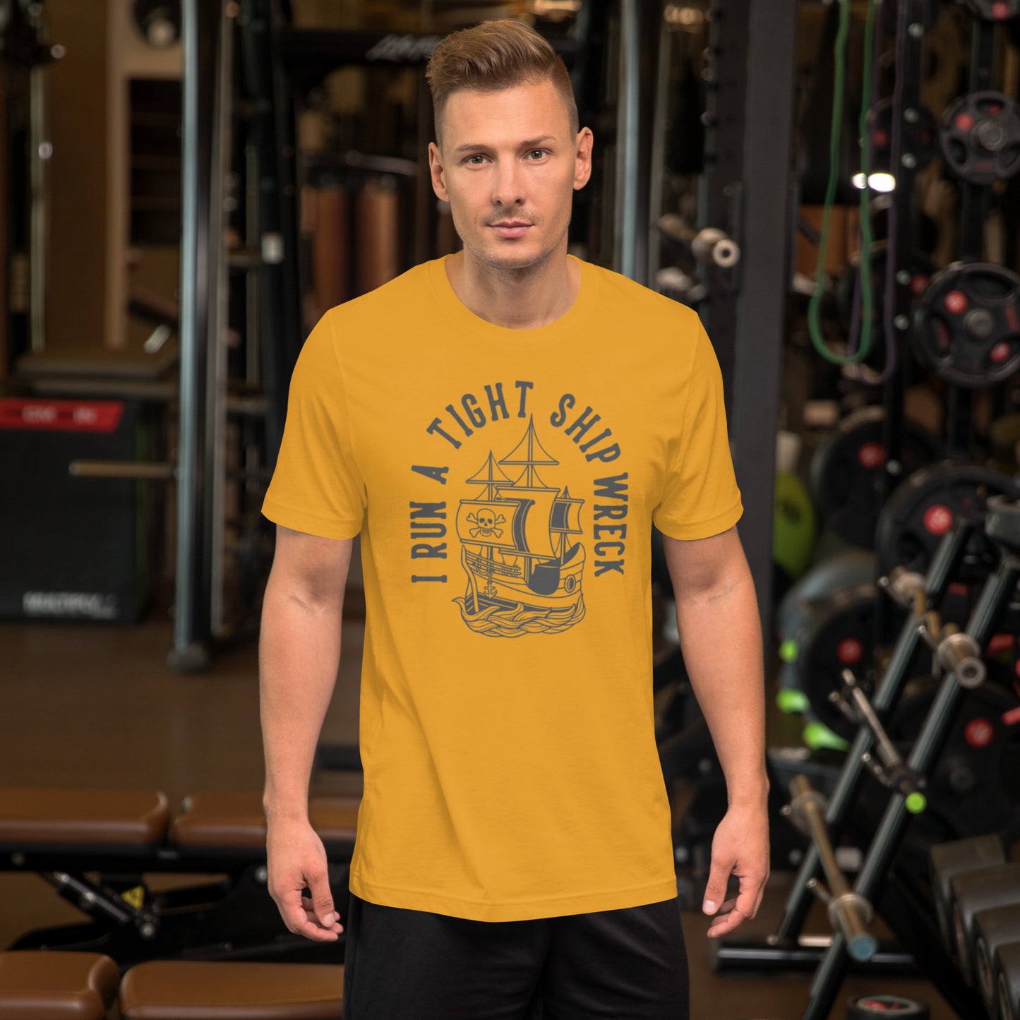 I Run A Tight Ship Wreck Unisex t-shirt