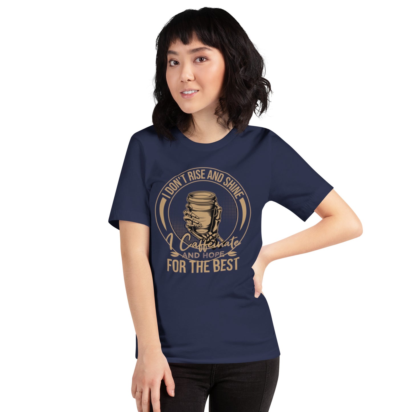 I Don't Rise And Shine Unisex t-shirt