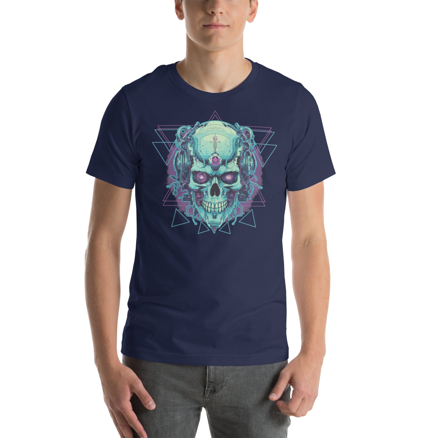 Cyborg Skull Unisex t-shirt