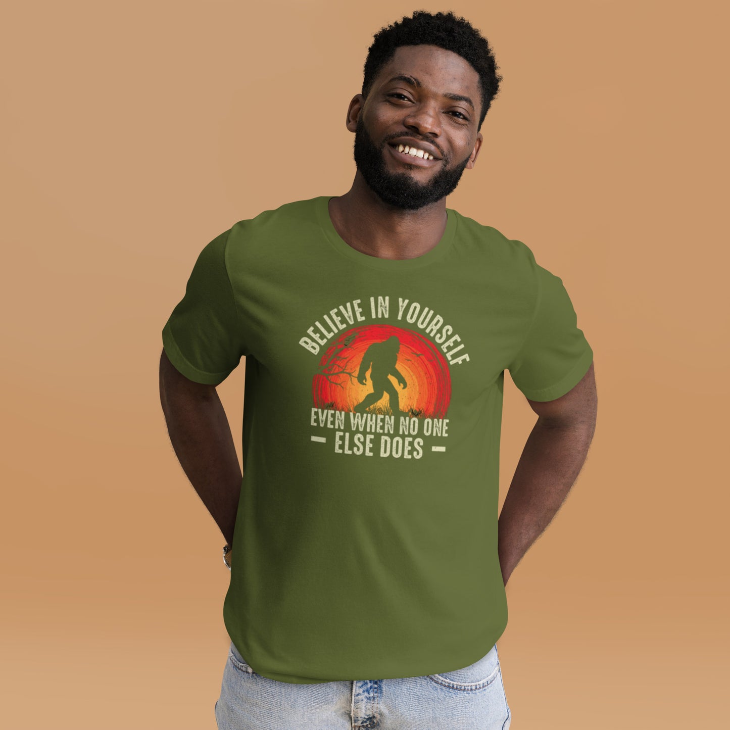 Believe in Yourself When No One Else Does Unisex t-shirt