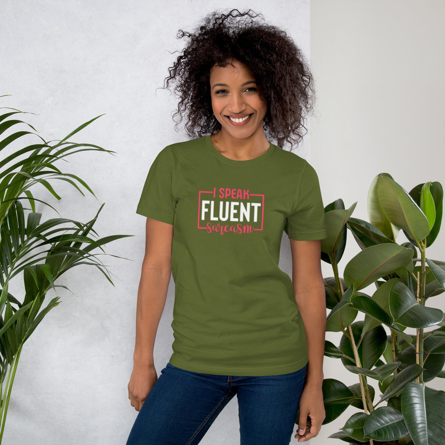 I Speak Fluent Sarcasm Unisex t-shirt