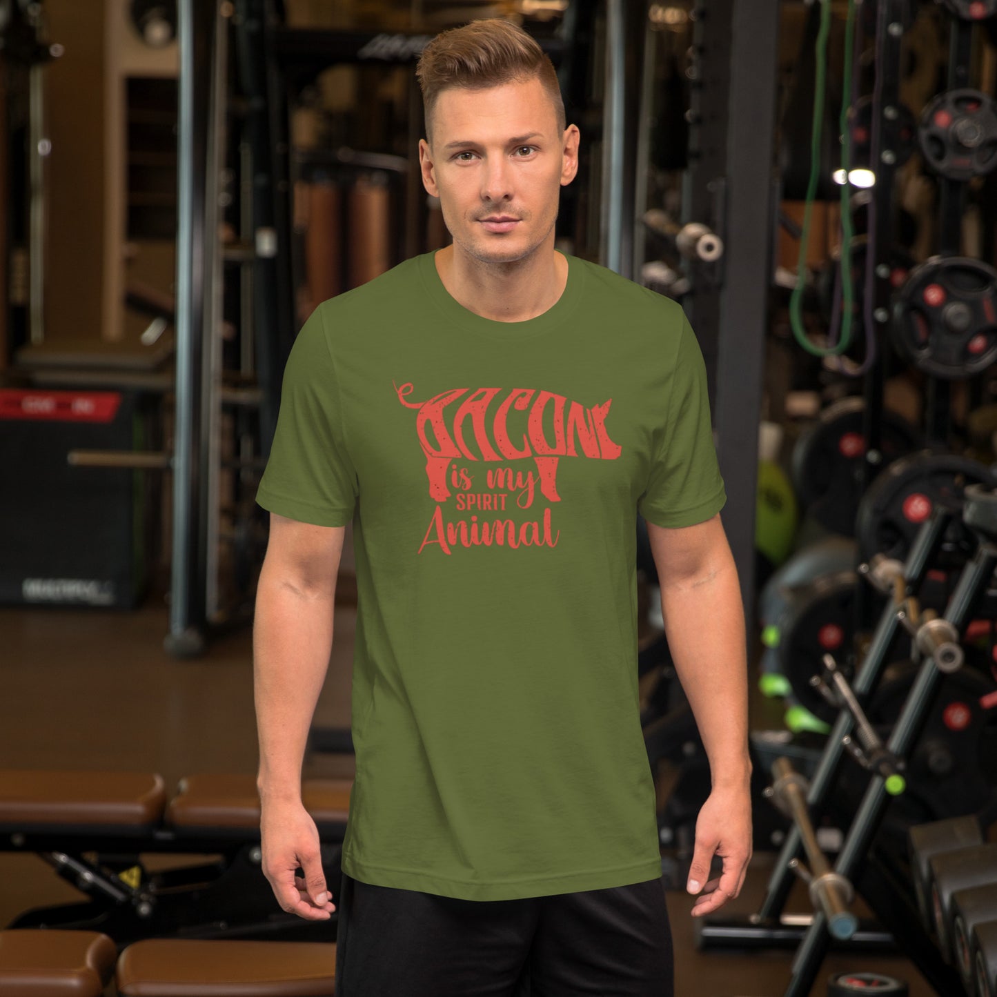 Bacon is My Spirit Animal Unisex t-shirt