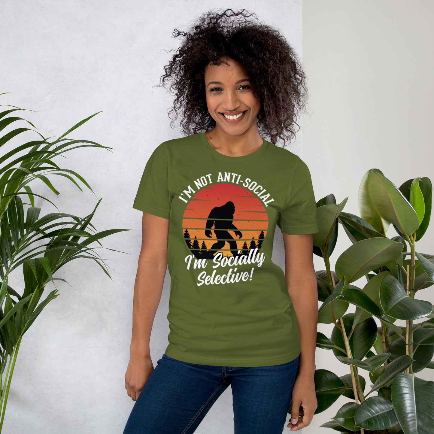 I'm Socially Selective Unisex t-shirt