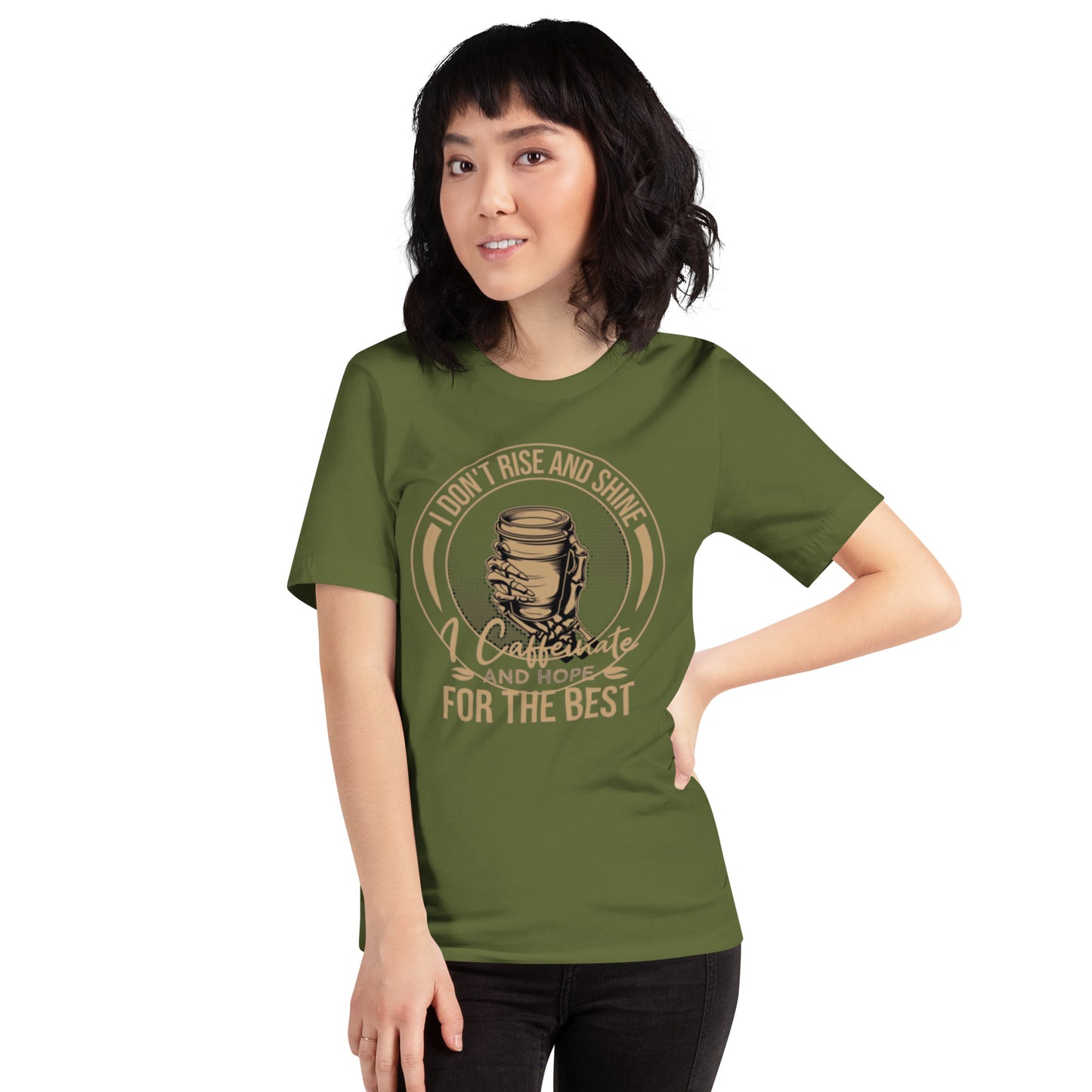 I Don't Rise And Shine Unisex t-shirt