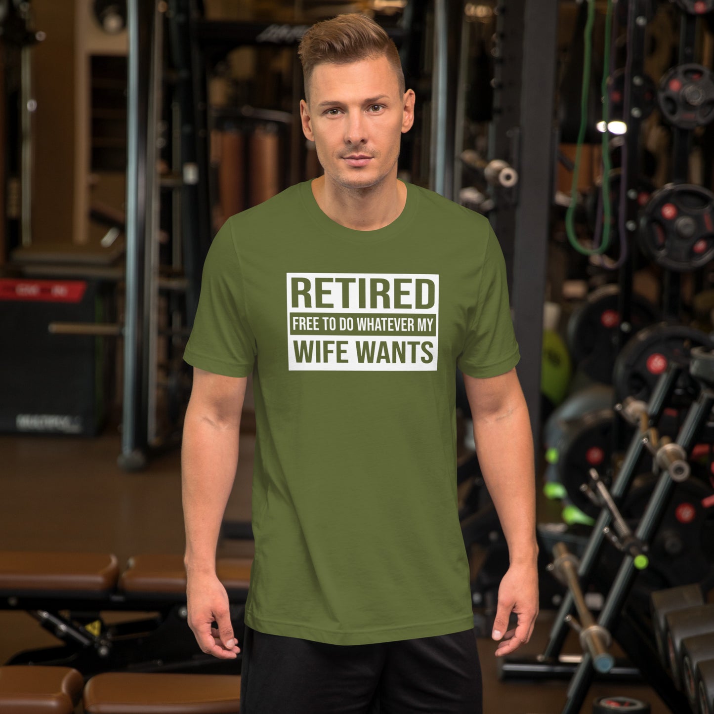 RETIRED Free To Do Whatever My WIFE WANTS Unisex t-shirt