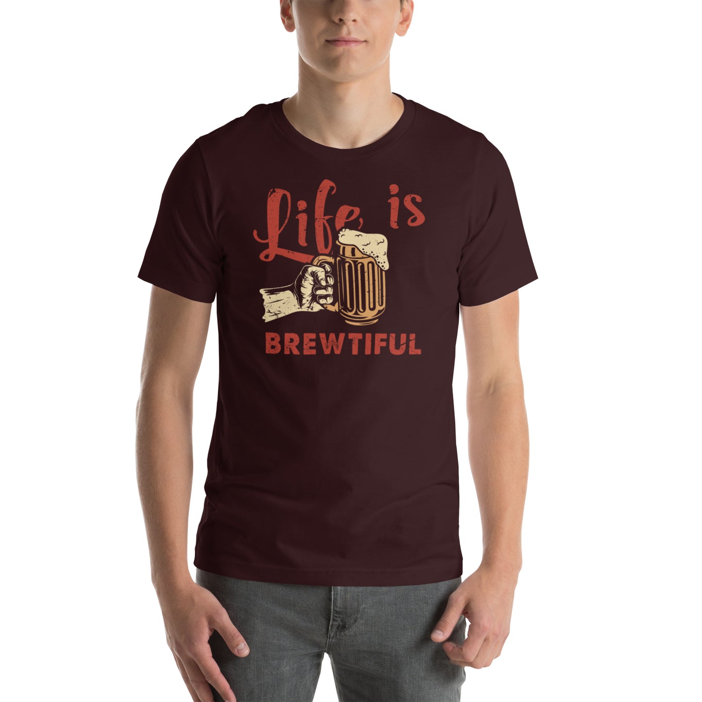 Life Is Brewtiful Unisex t-shirt