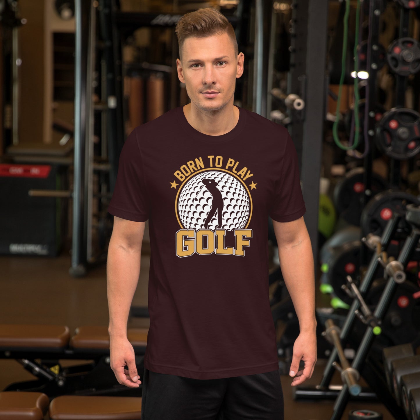 Born To Play Golf Unisex t-shirt