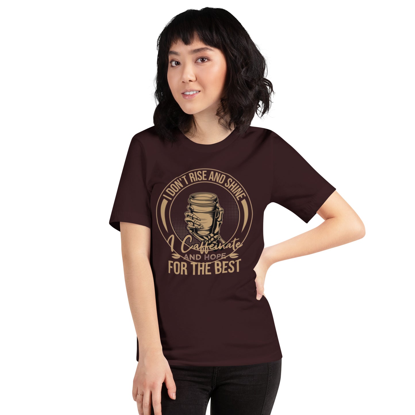 I Don't Rise And Shine Unisex t-shirt