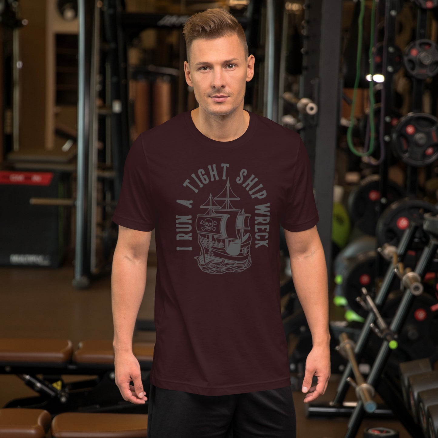 I Run A Tight Ship Wreck Unisex t-shirt
