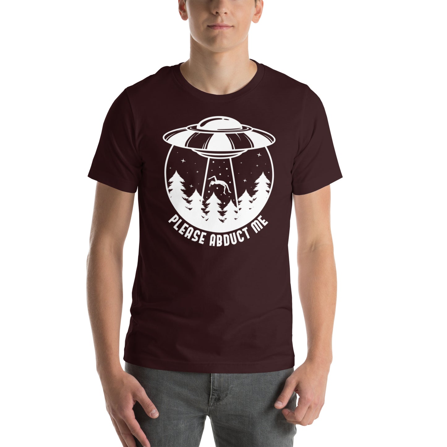 Please Abduct Me Unisex t-shirt