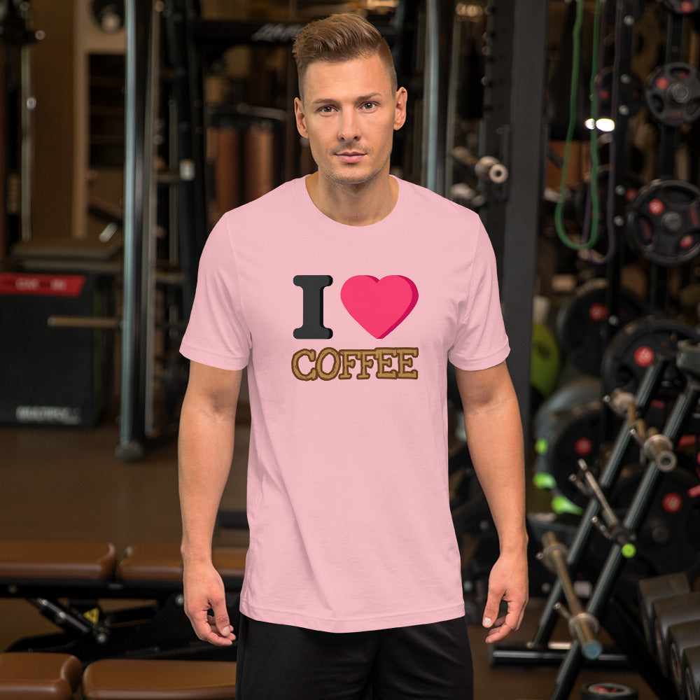 I Love Coffee Unisex t-shirt