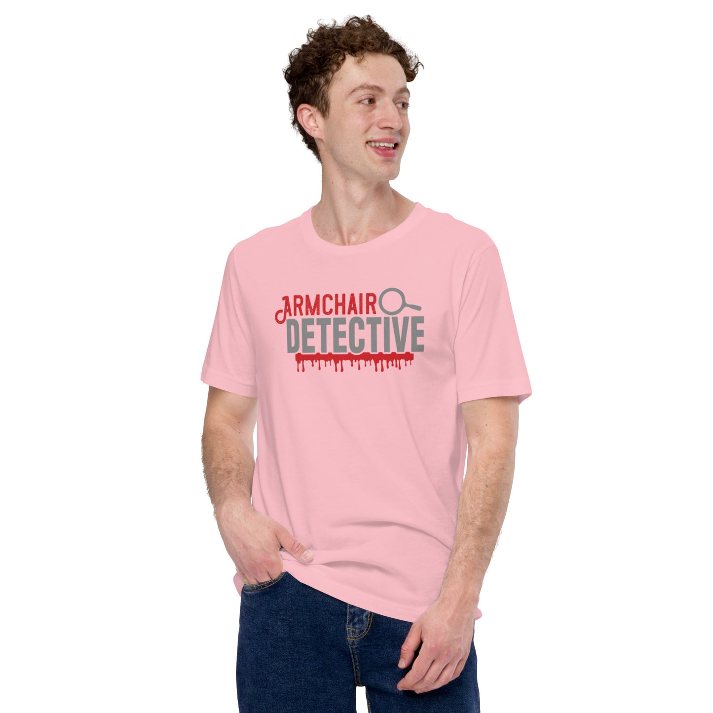 Armchair Detective Unisex t-shirt