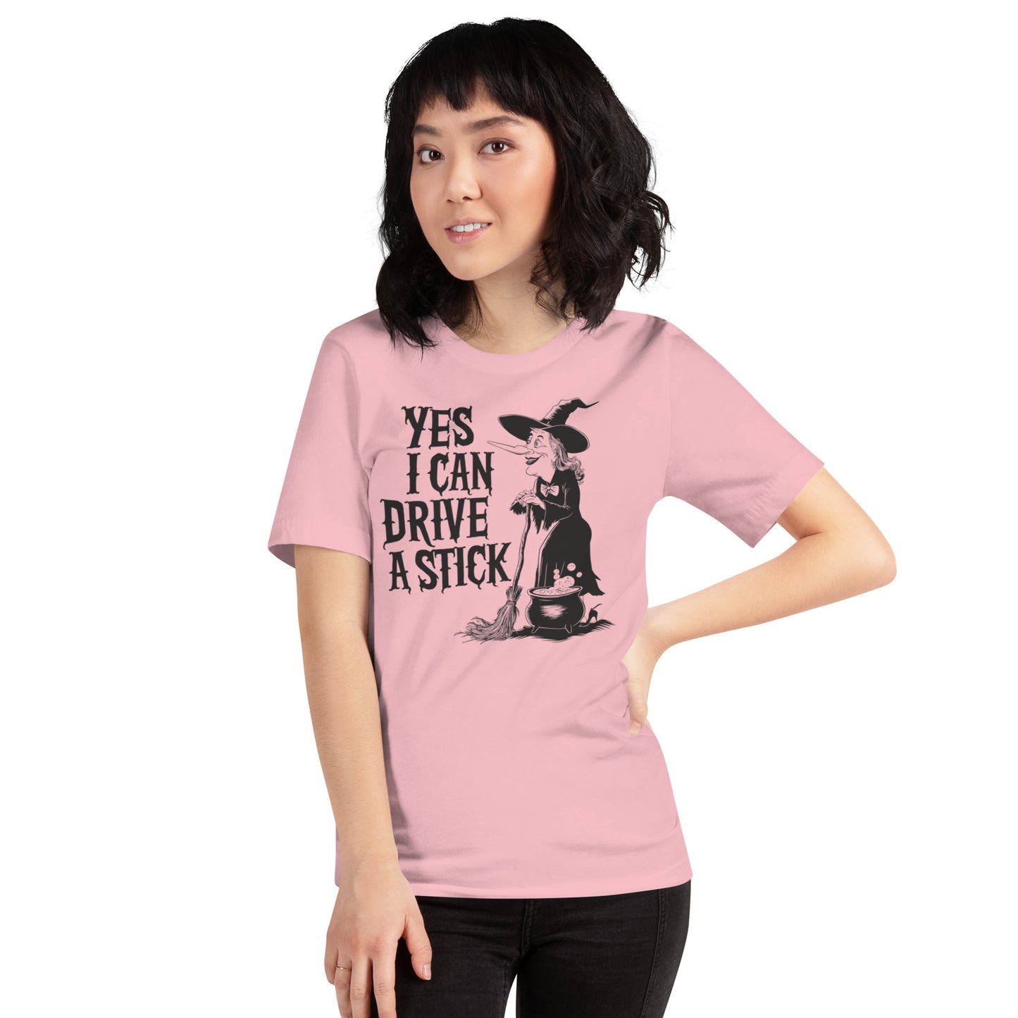 Yes I Can Drive A Stick Unisex t-shirt