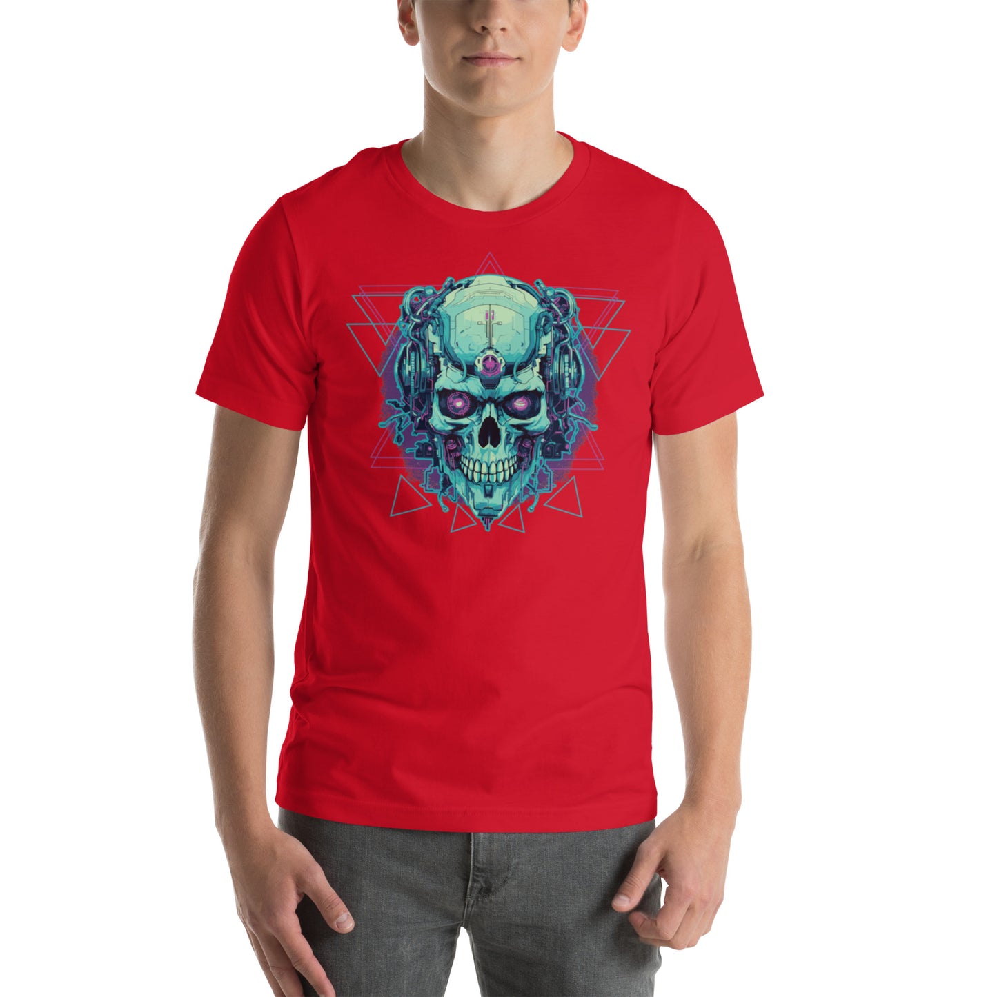 Cyborg Skull Unisex t-shirt