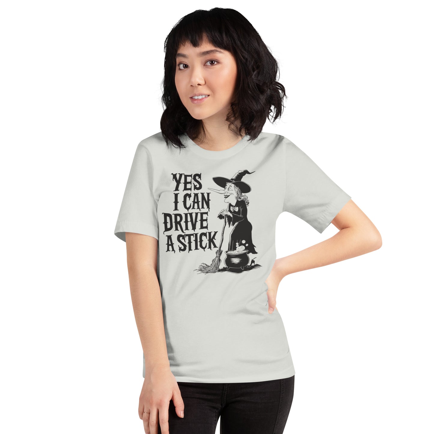 Yes I Can Drive A Stick Unisex t-shirt