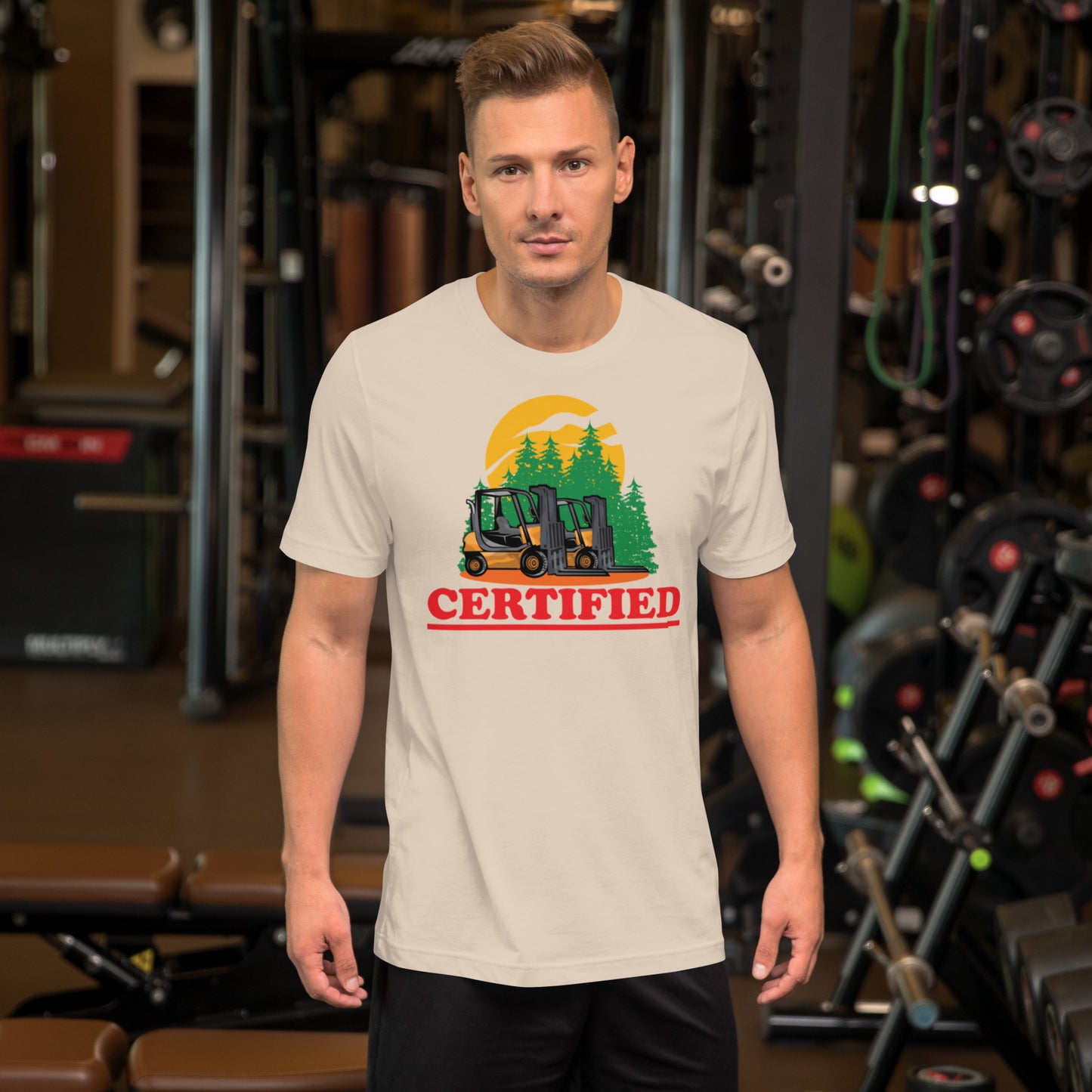 Forklift Certified Unisex t-shirt