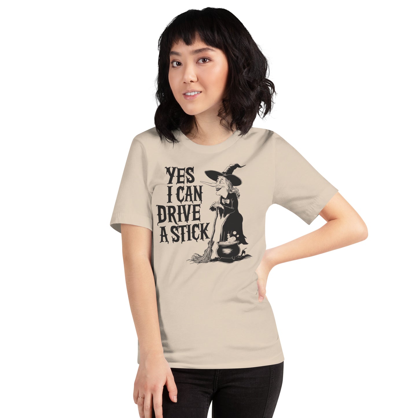 Yes I Can Drive A Stick Unisex t-shirt