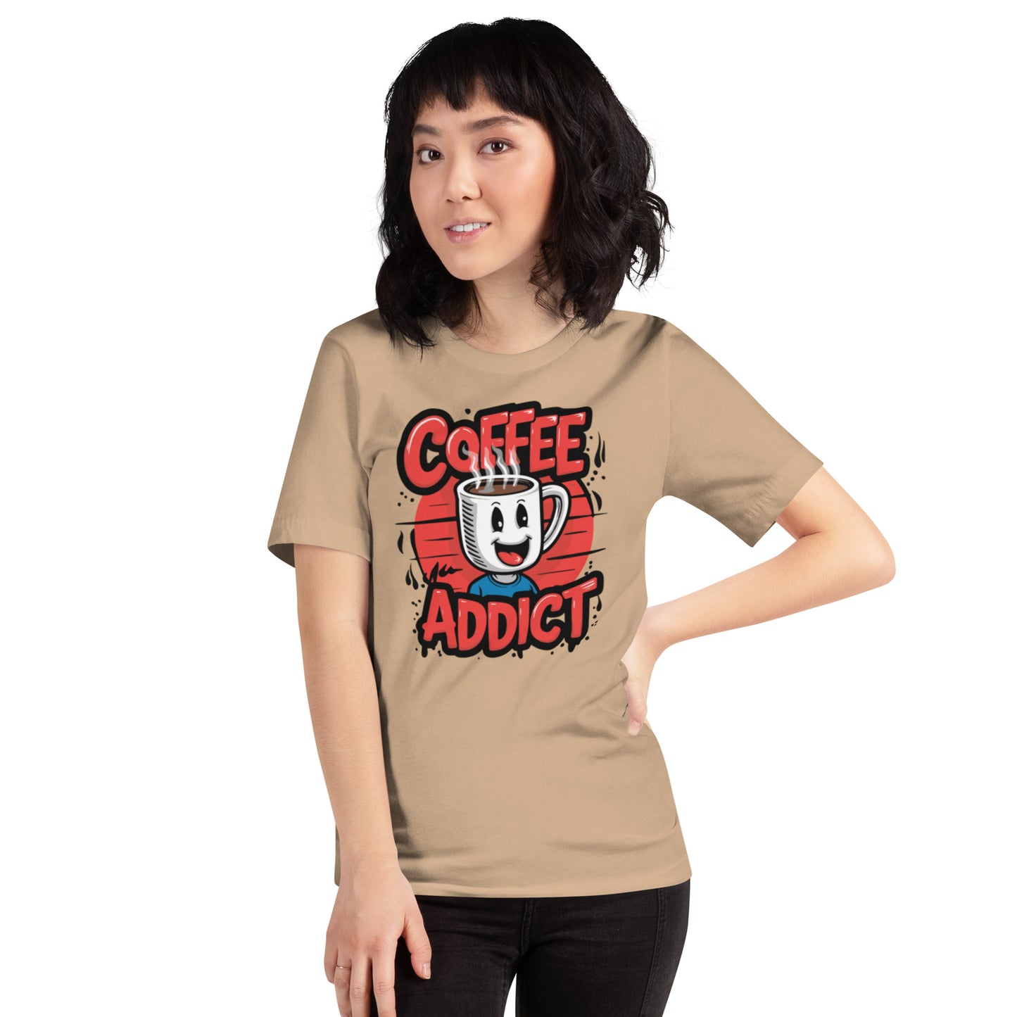 Coffee Addict Unisex t-shirt