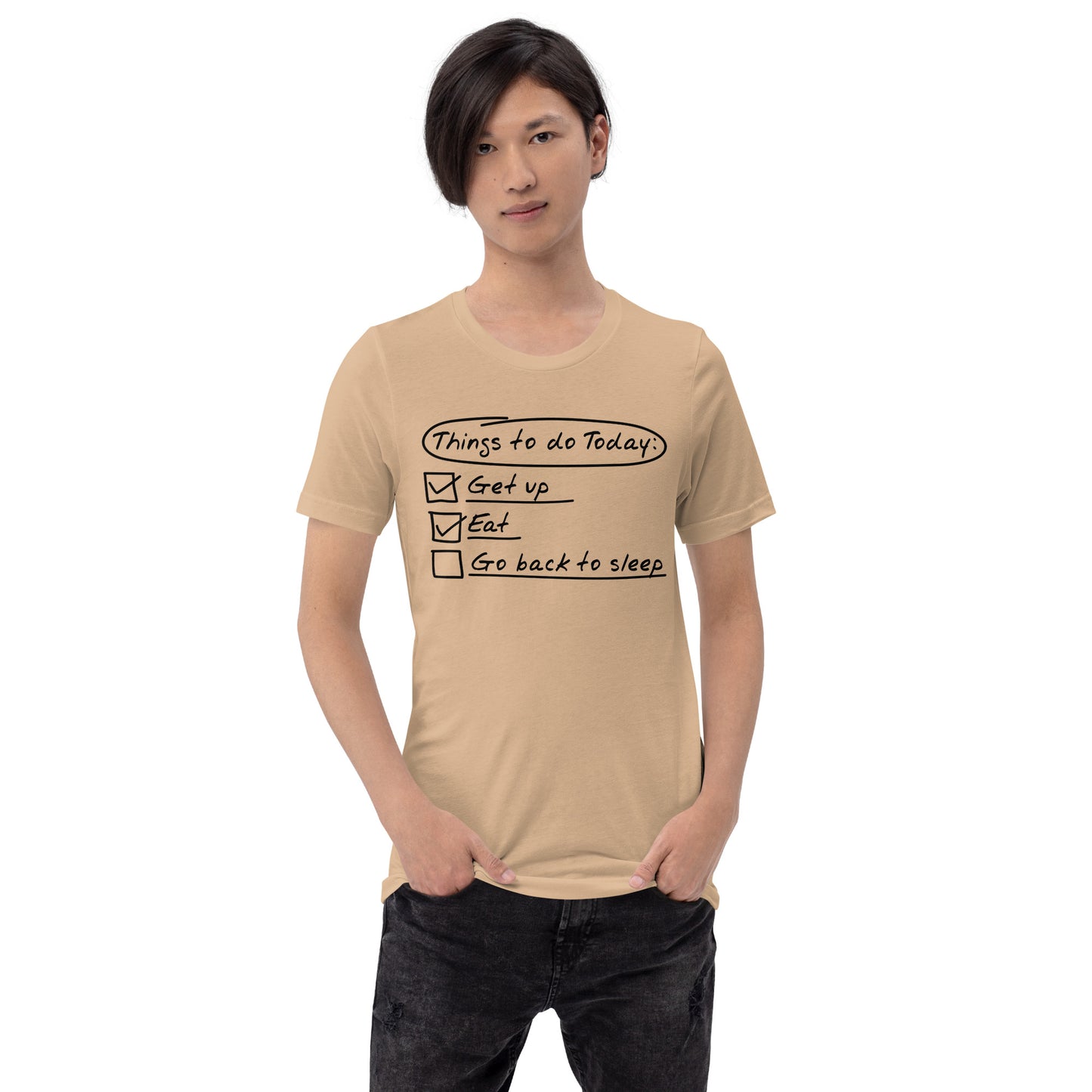 Things To Do Today Unisex t-shirt