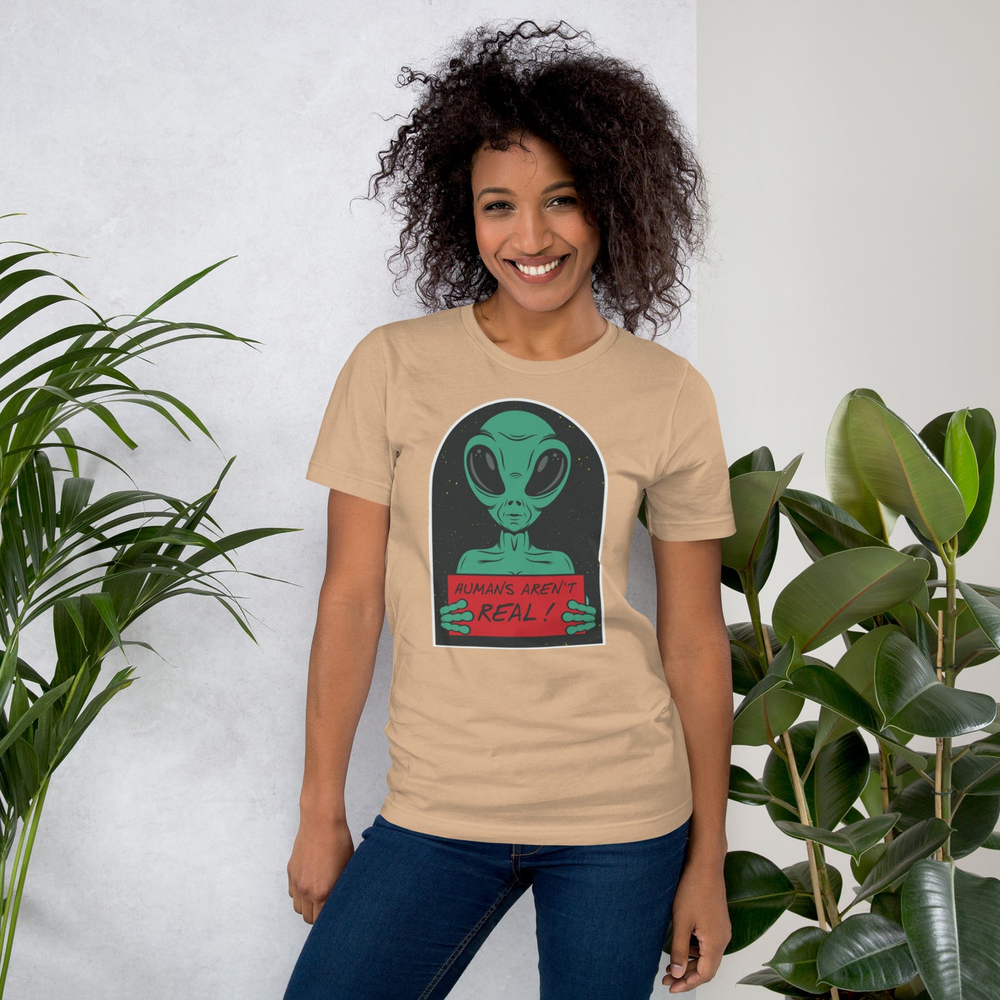 Humans Aren't Real Unisex t-shirt