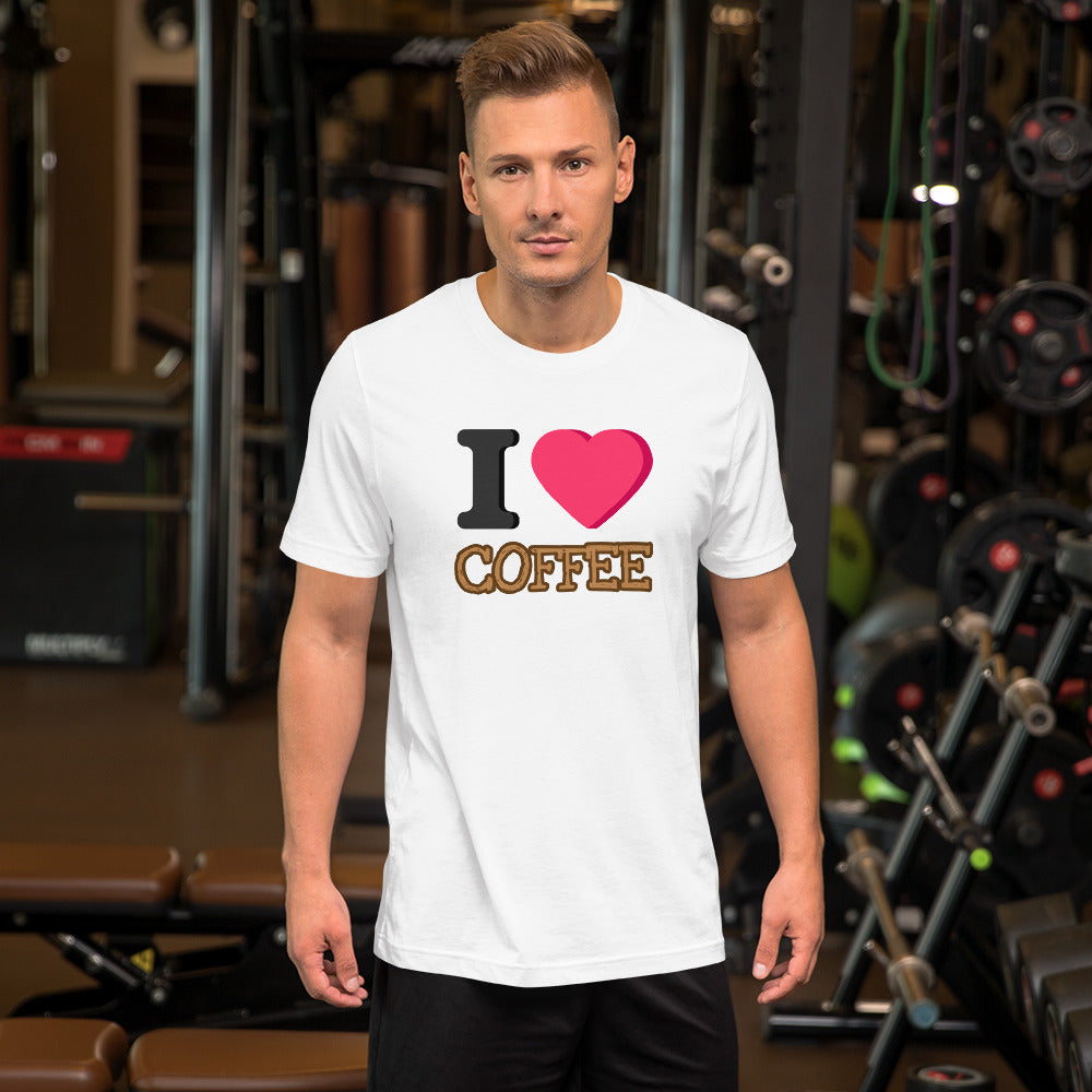 I Love Coffee Unisex t-shirt