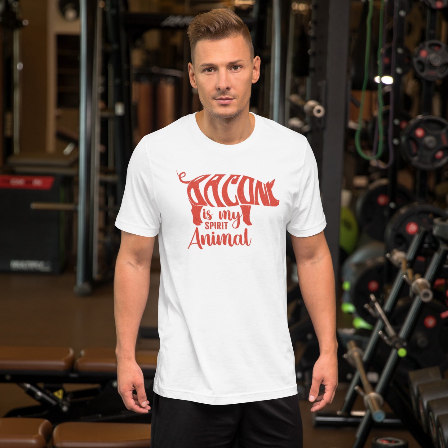 Bacon is My Spirit Animal Unisex t-shirt
