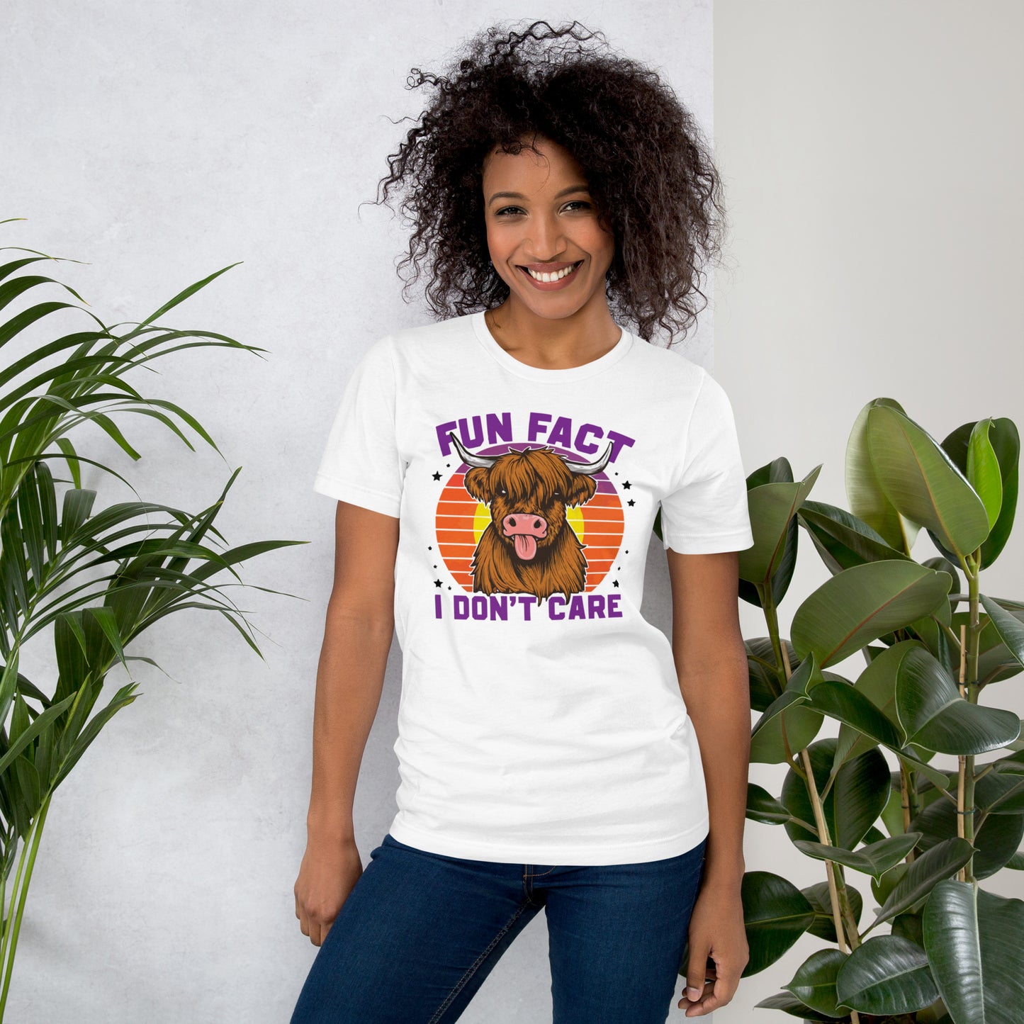 Fun Fact I Don't Care Unisex t-shirt