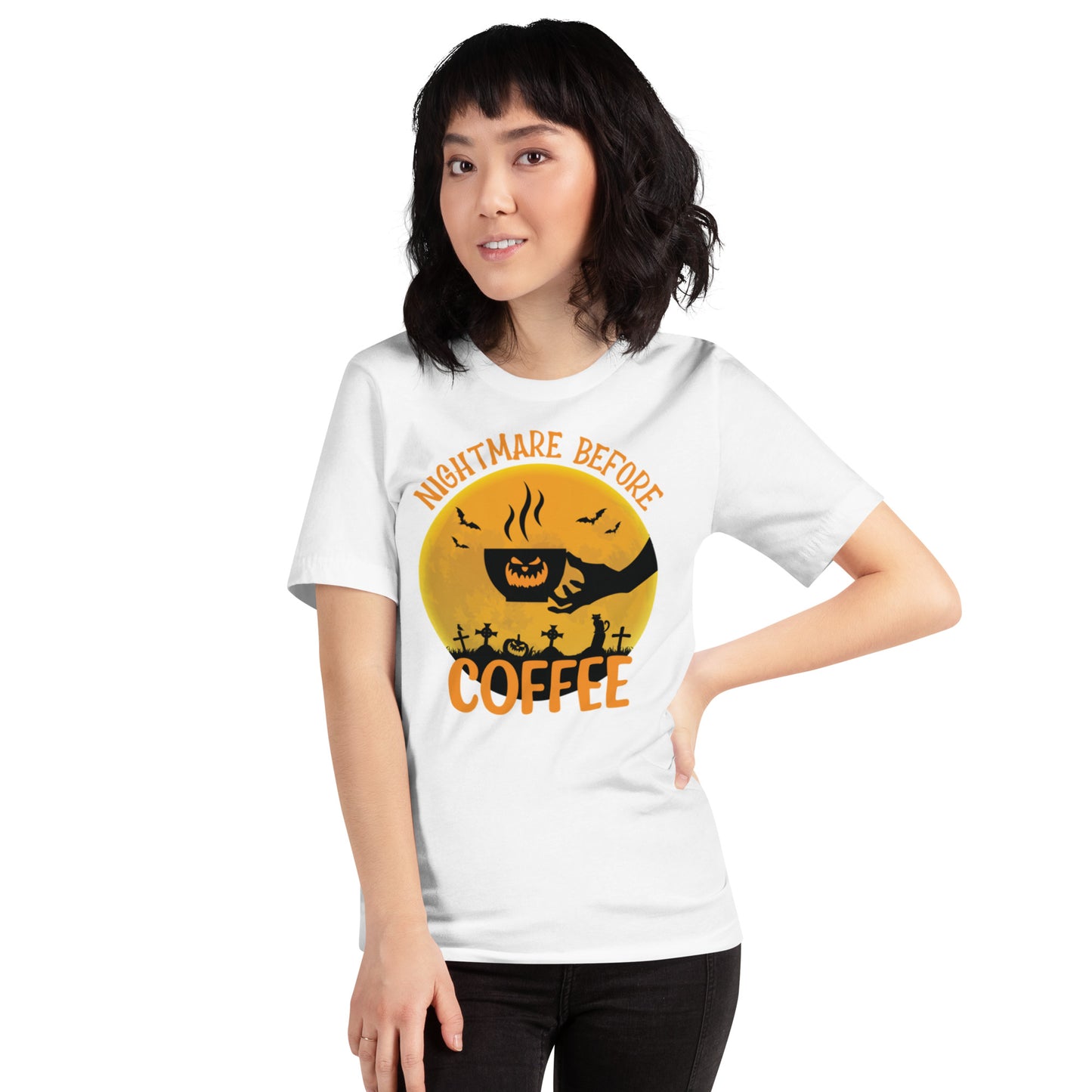 Nightmare Before Coffee Unisex t-shirt