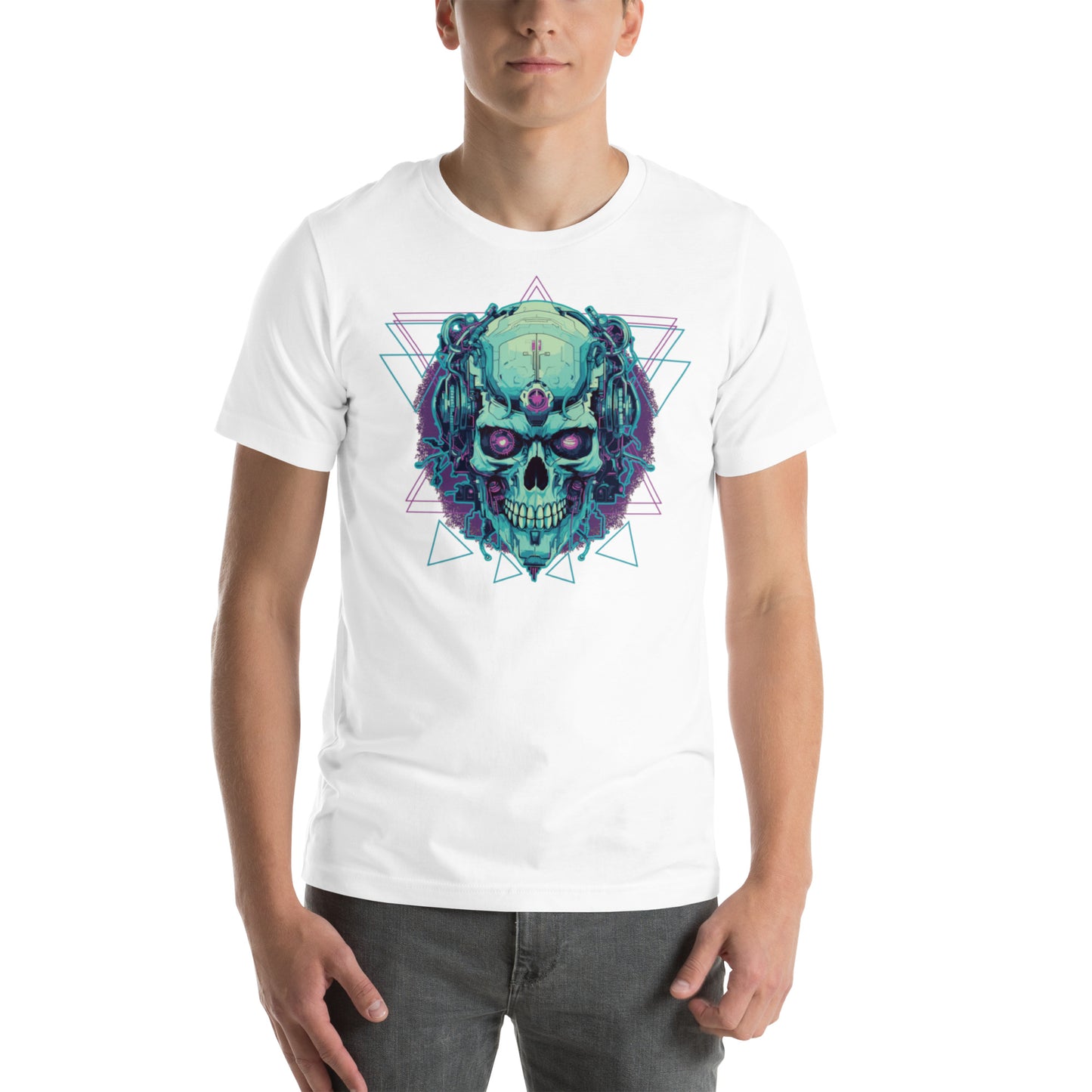 Cyborg Skull Unisex t-shirt