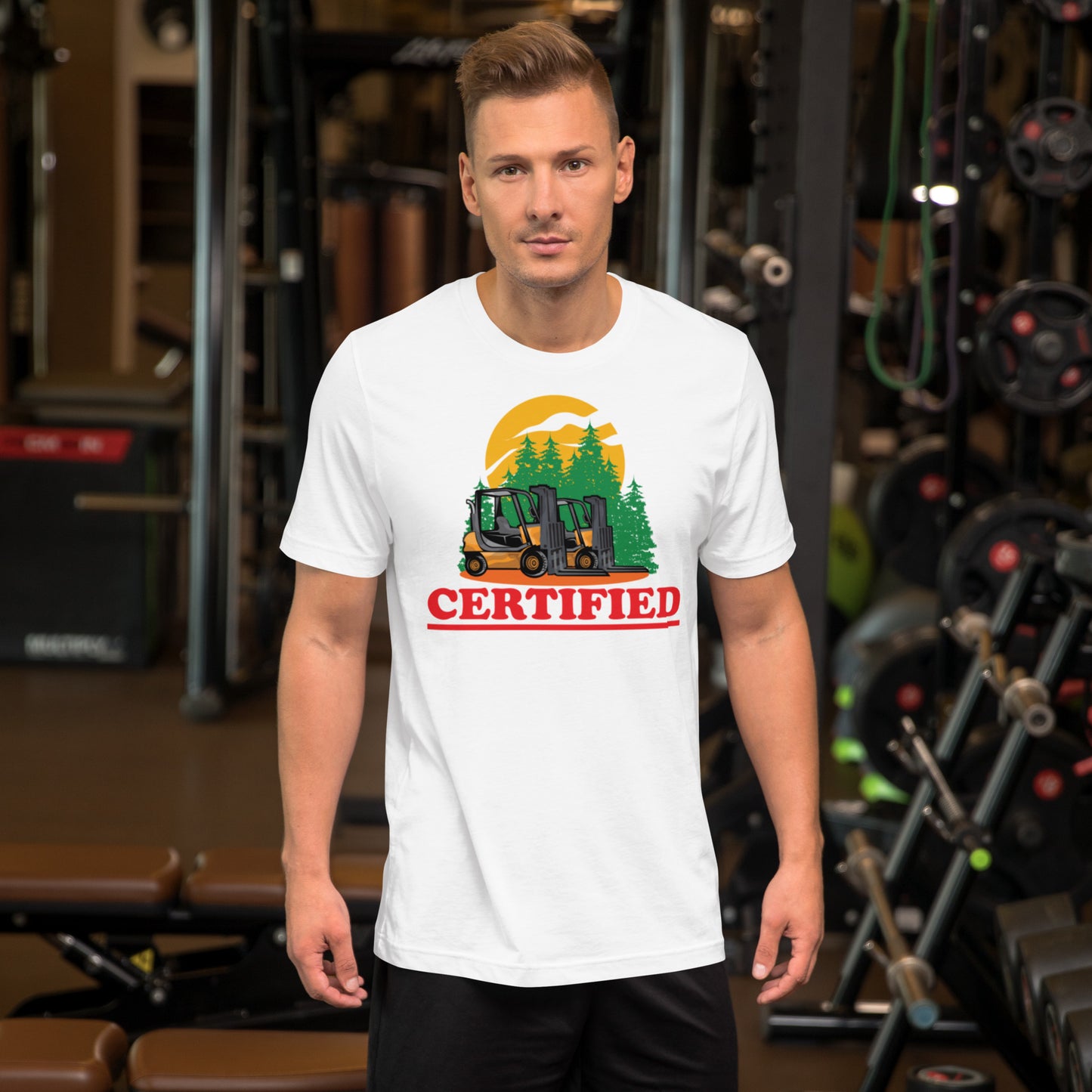 Forklift Certified Unisex t-shirt