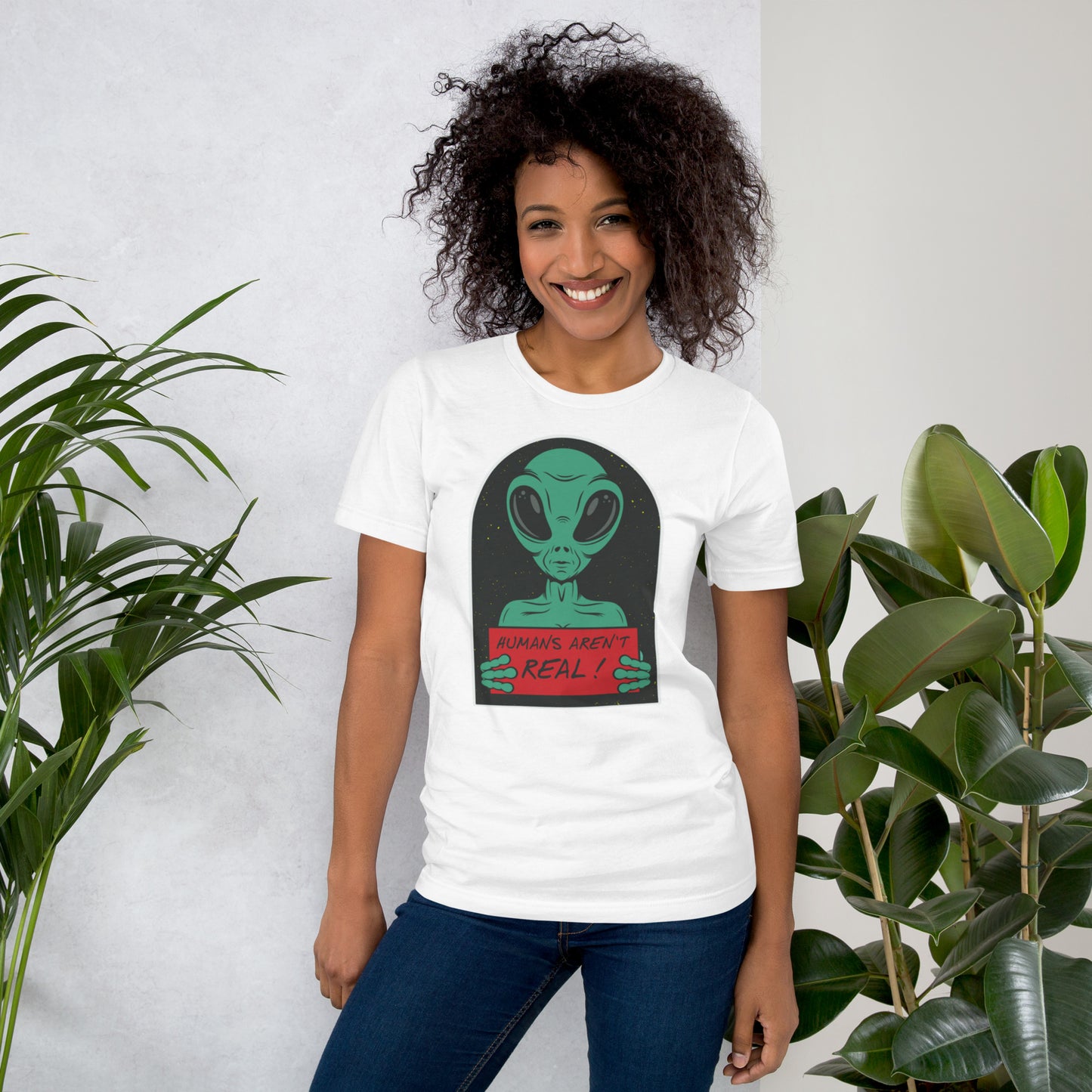 Humans Aren't Real Unisex t-shirt