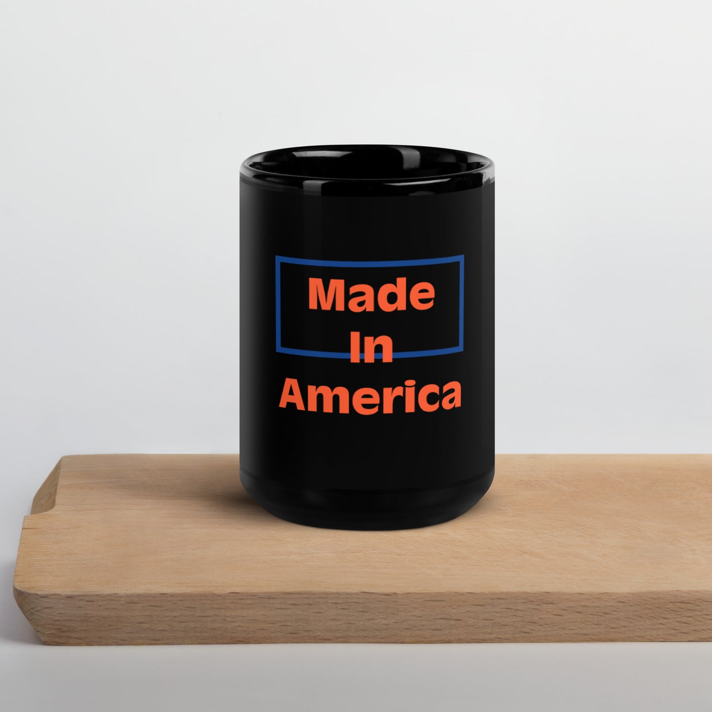 Made in America Black Mug