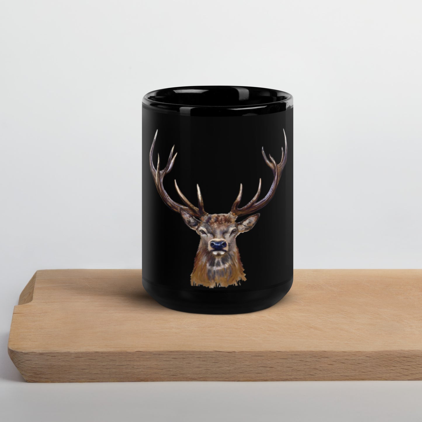 Monster Buck Black Glossy Mug