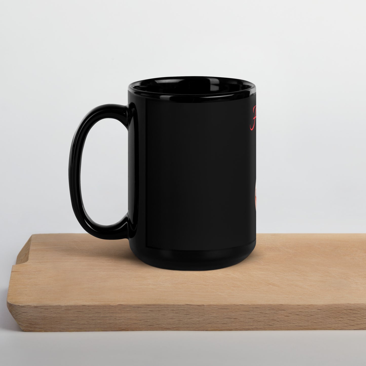 Health Potion Black Glossy Mug