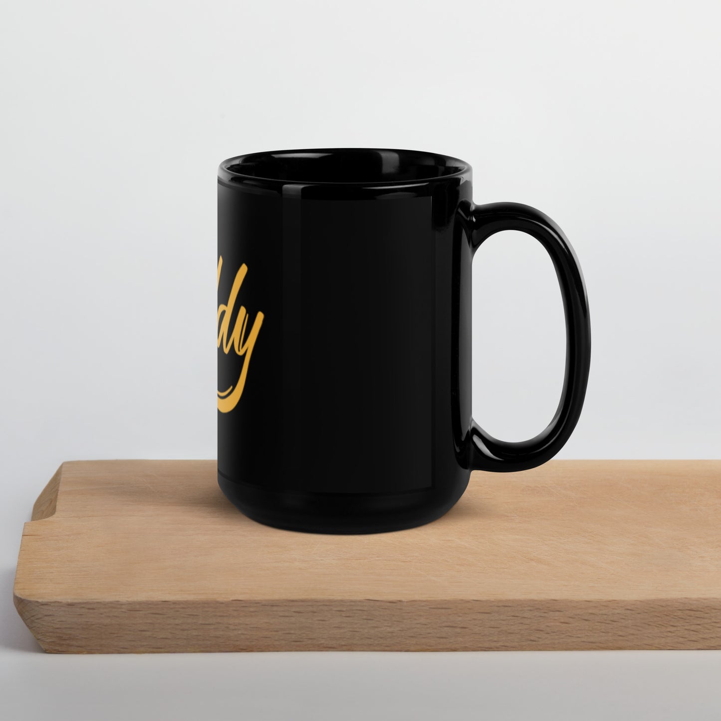 Daddy Black Glossy Mug