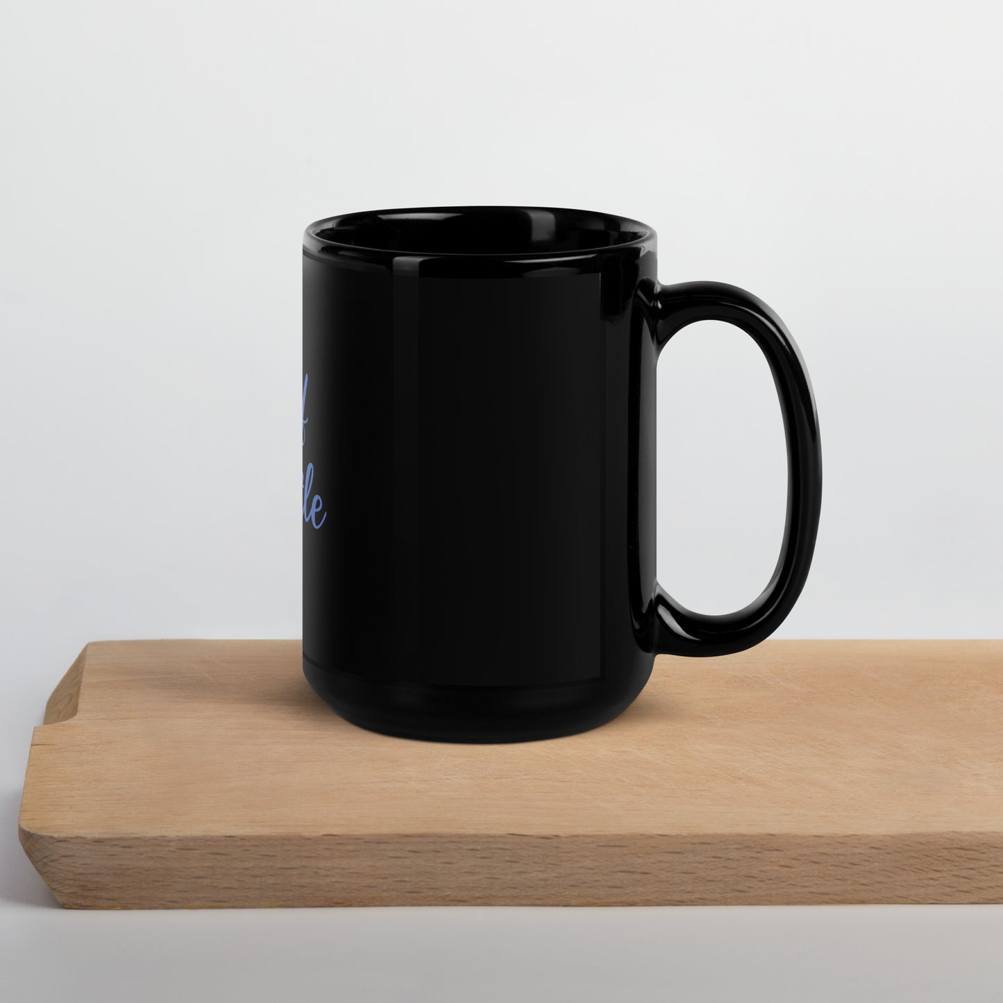 King of the Castle Black Glossy Mug
