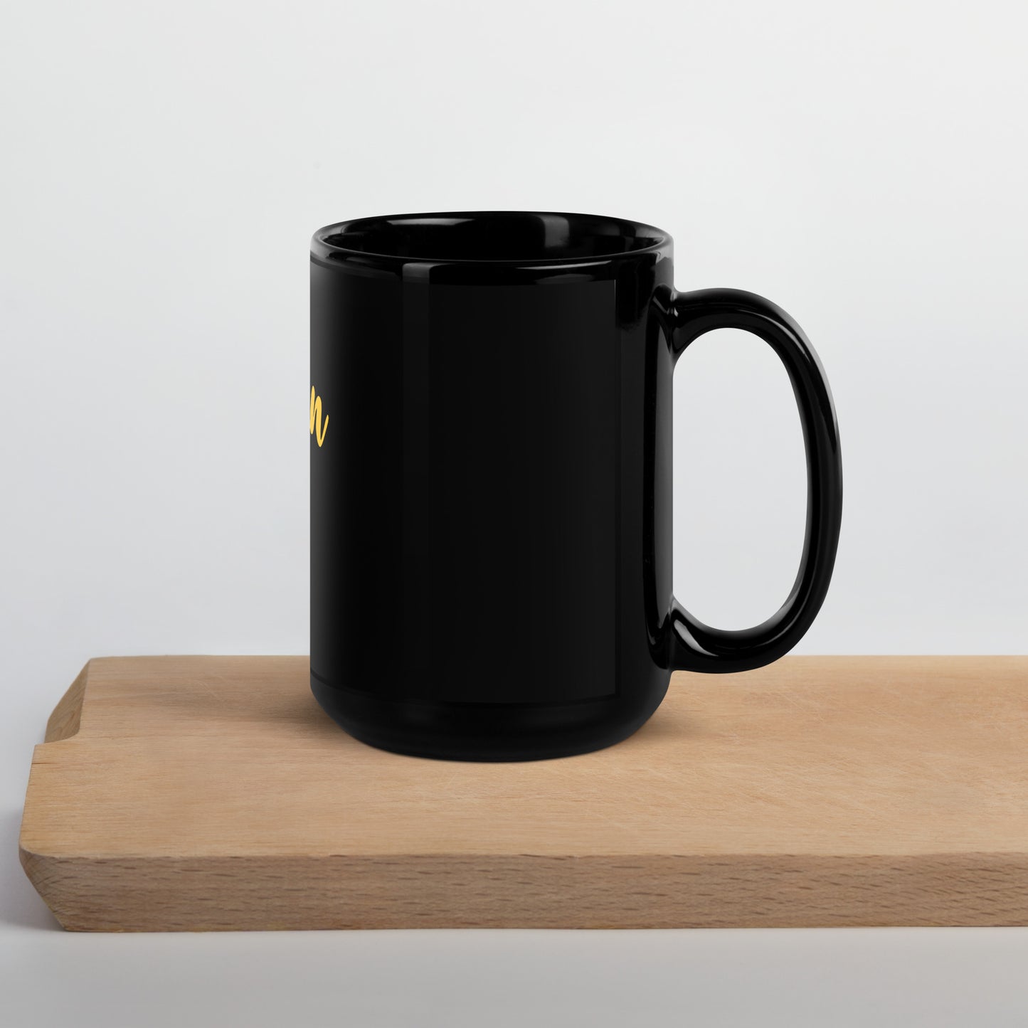 Queen Bee Black Glossy Mug