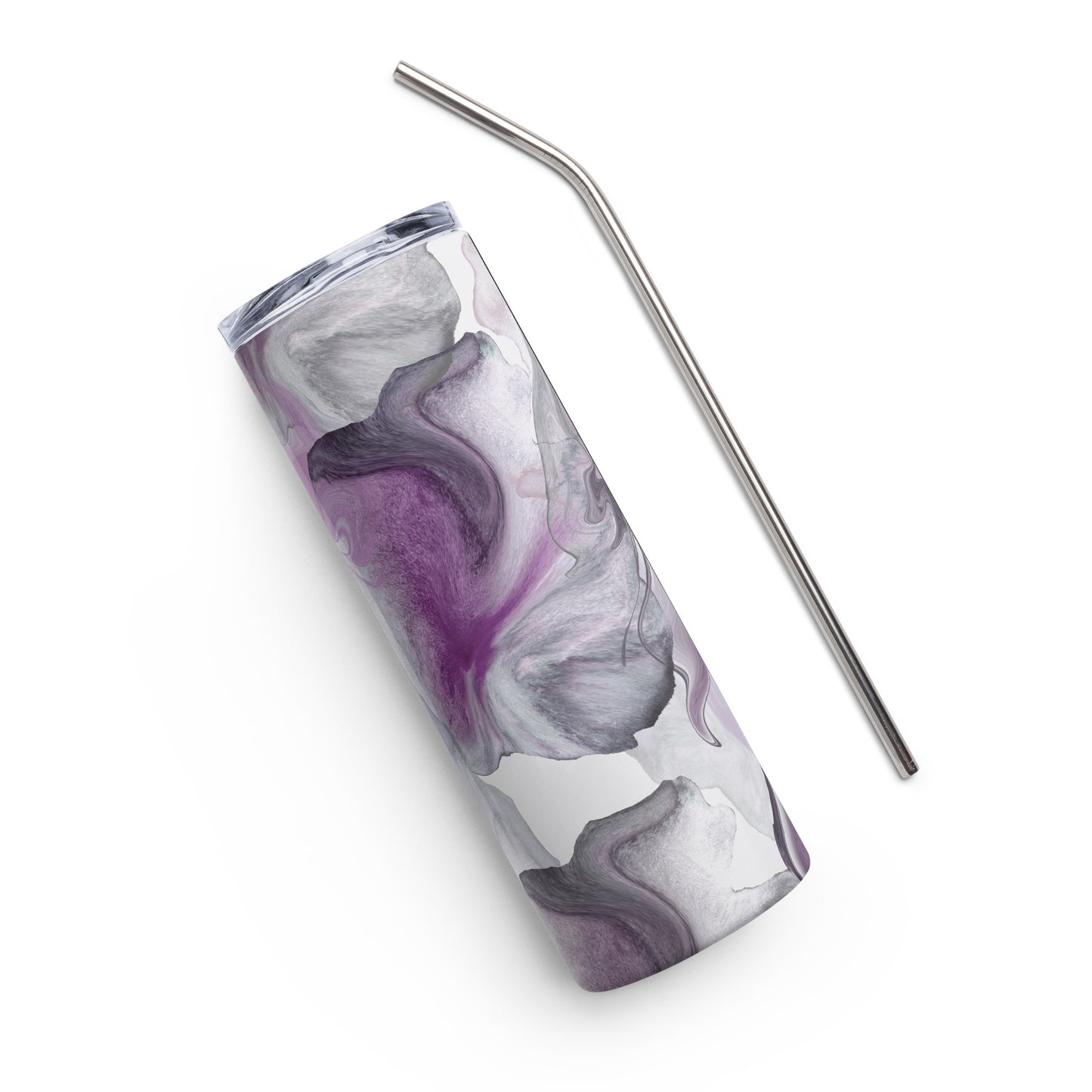Purple Marble Stainless steel tumbler