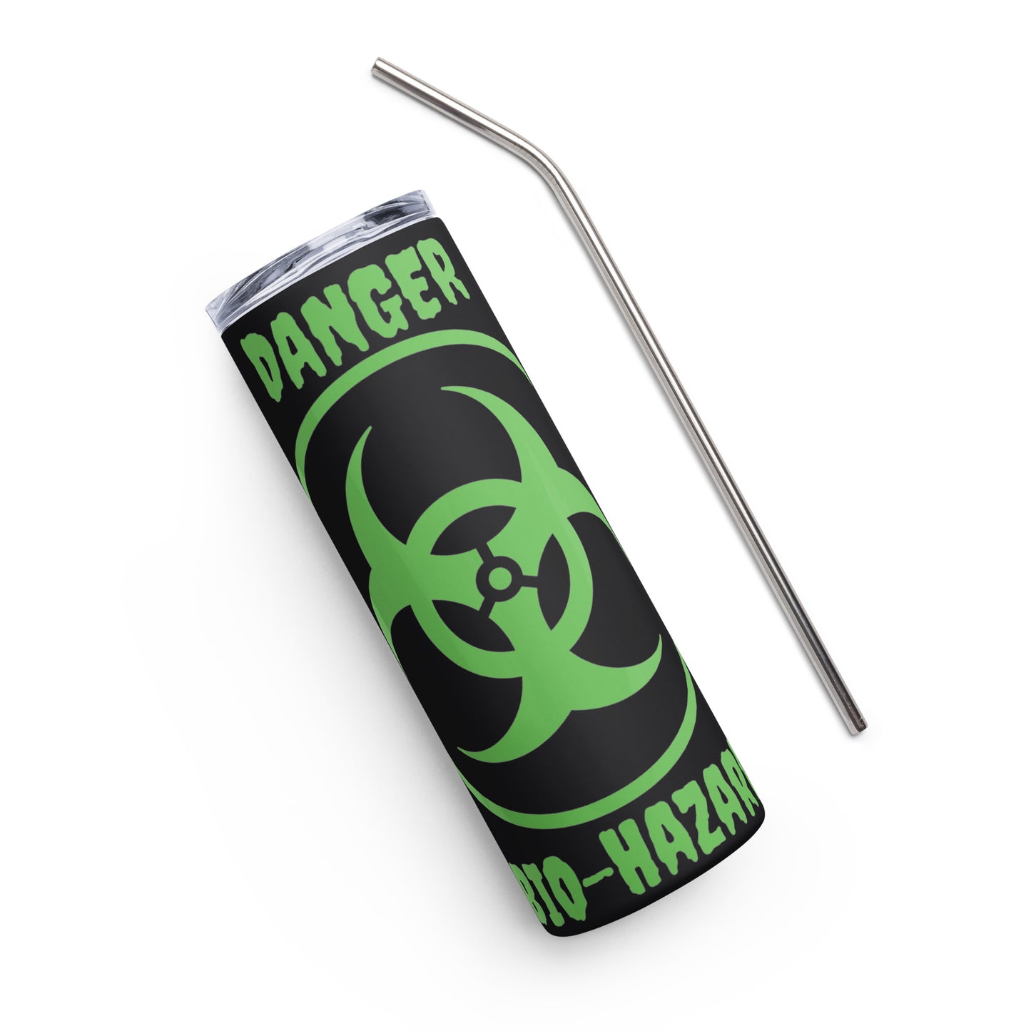 Danger Bio-Hazard Stainless steel tumbler