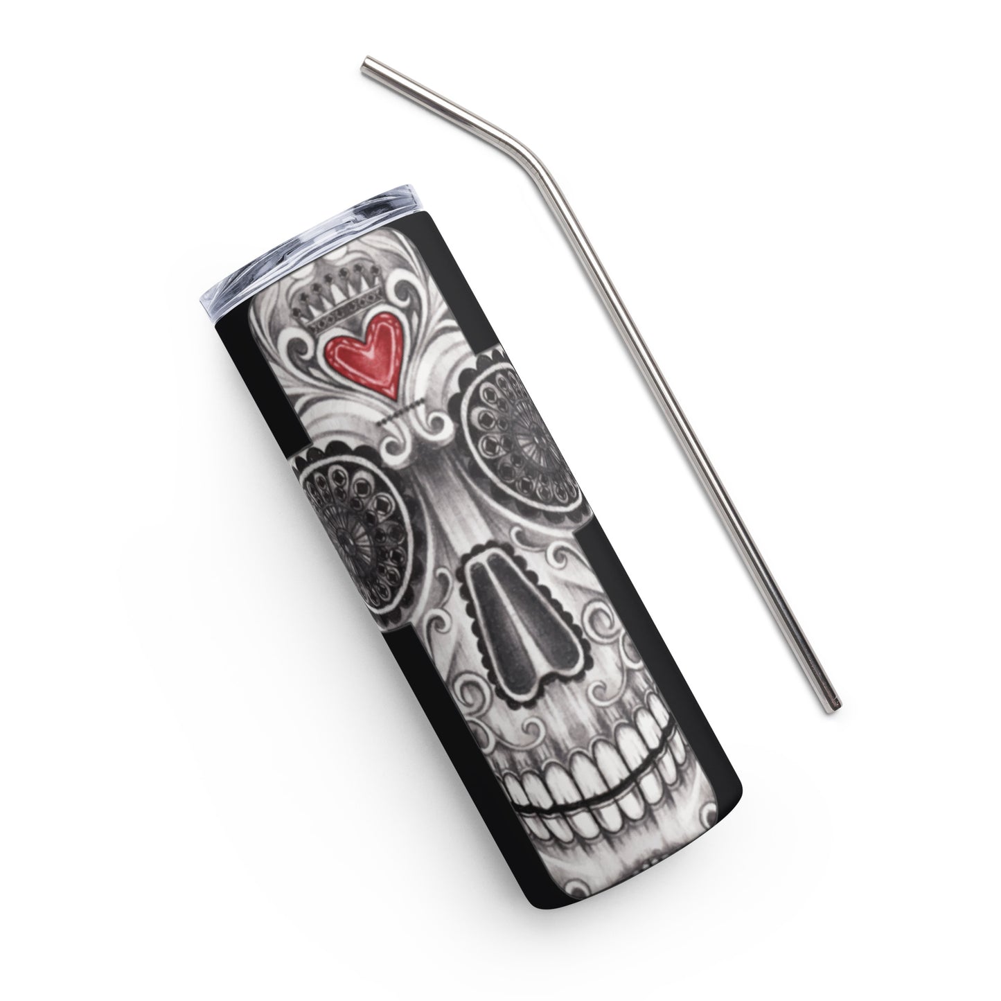 Skull Cross Stainless steel tumbler